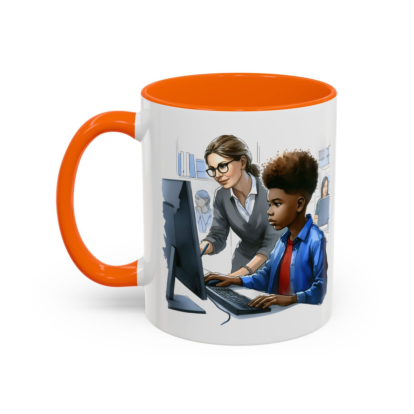 Empowering Desk Coffee Mug with Inspirational Design, Work Mug, Office Decor, Motivational Gift, Teacher Appreciation