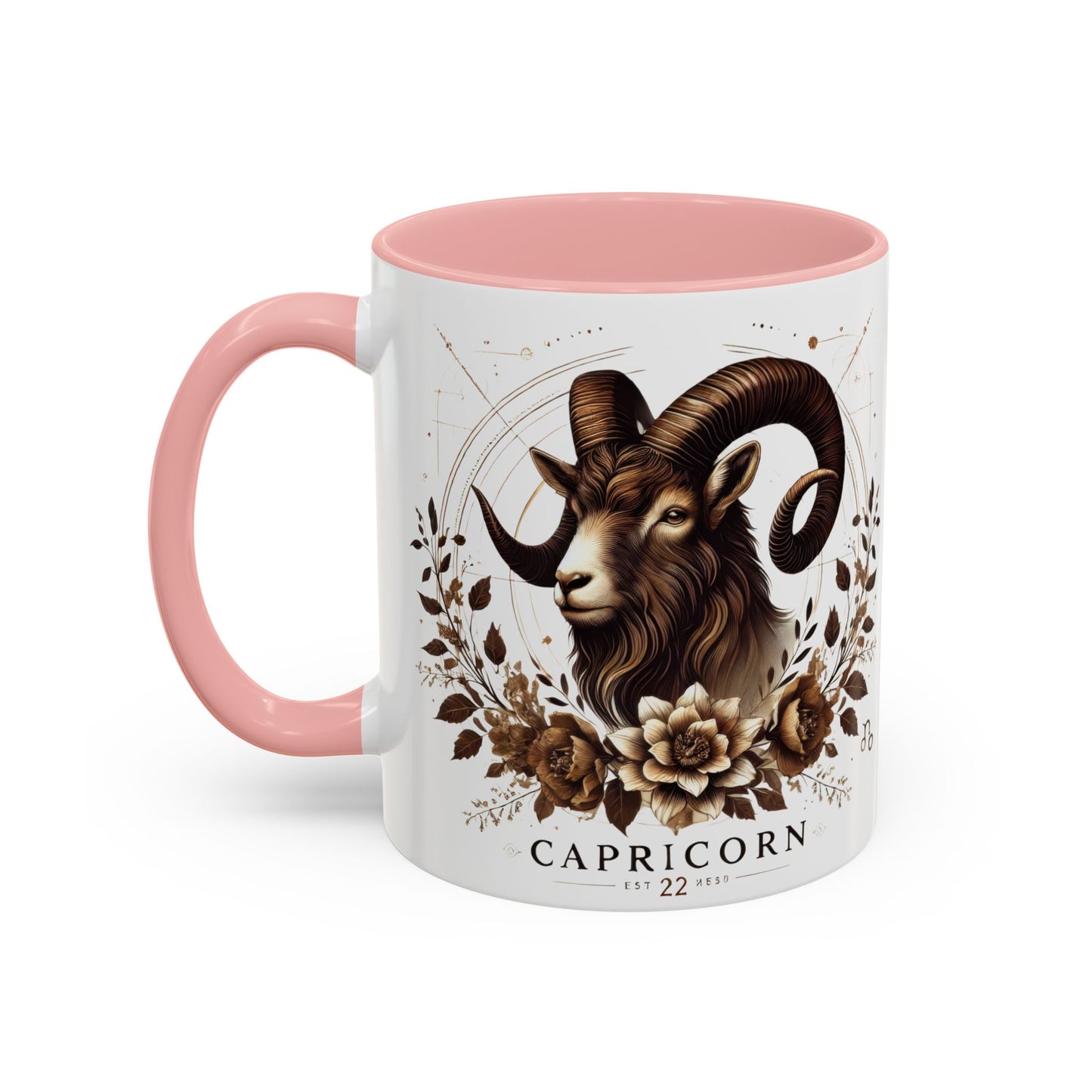 Capricorn Zodiac Coffee Mug - Elegant Astrological Design for Astrology Lovers