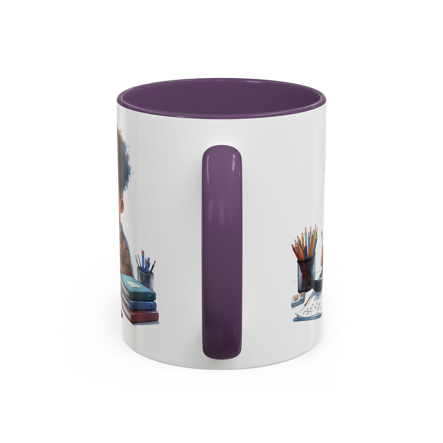 Charming Study Buddy Coffee Mug, Cute Gift for Students, Writers, Back to School, Personalized Teacher Gift, Unique Desk Decor