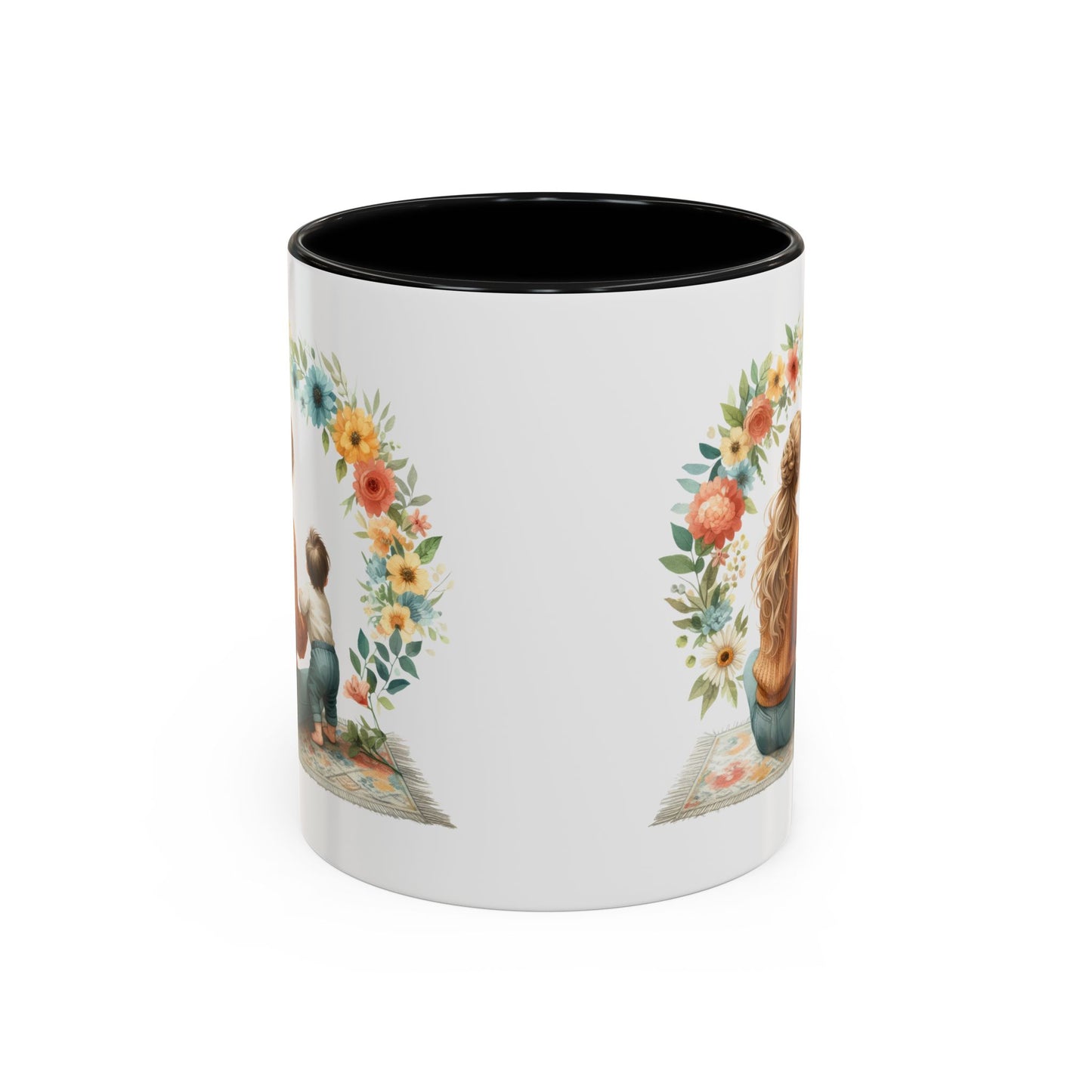 Warm Floral Family Coffee Mug - Perfect Gift for Moms, Home Decor, Cozy Vibes, Mother's Day, Tea Lovers, Baby Showers