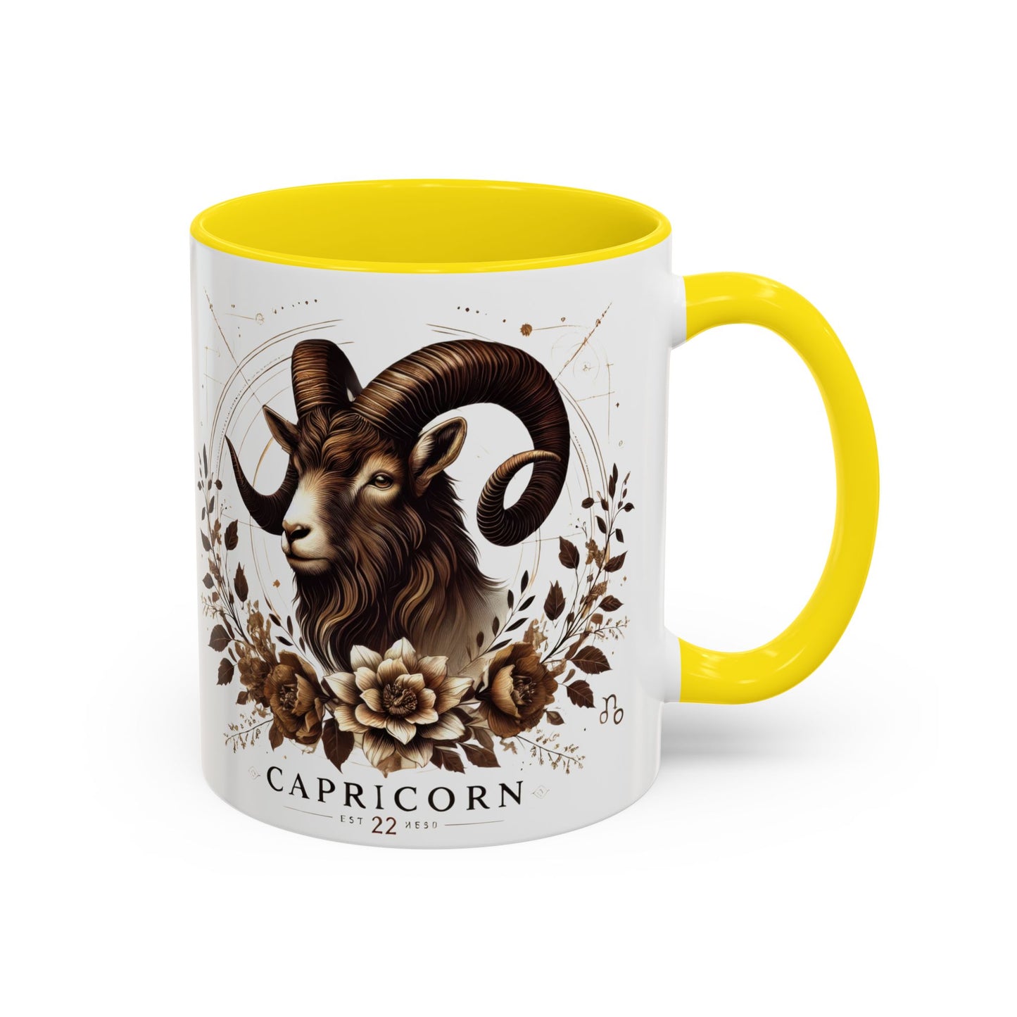 Capricorn Zodiac Coffee Mug - Elegant Astrological Design for Astrology Lovers