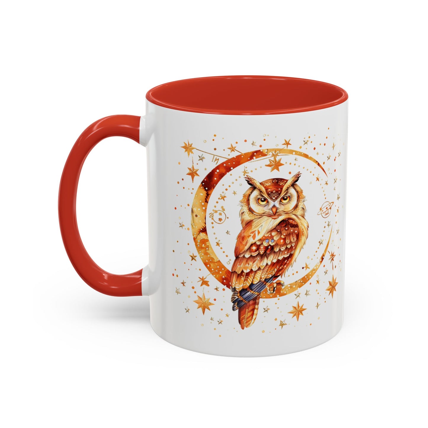 Mystical Owl Coffee Mug - Celestial Decor, Perfect Gift for Owl Lovers, Cozy Vibes, Unique Home Accents, Astrology Tea Cup
