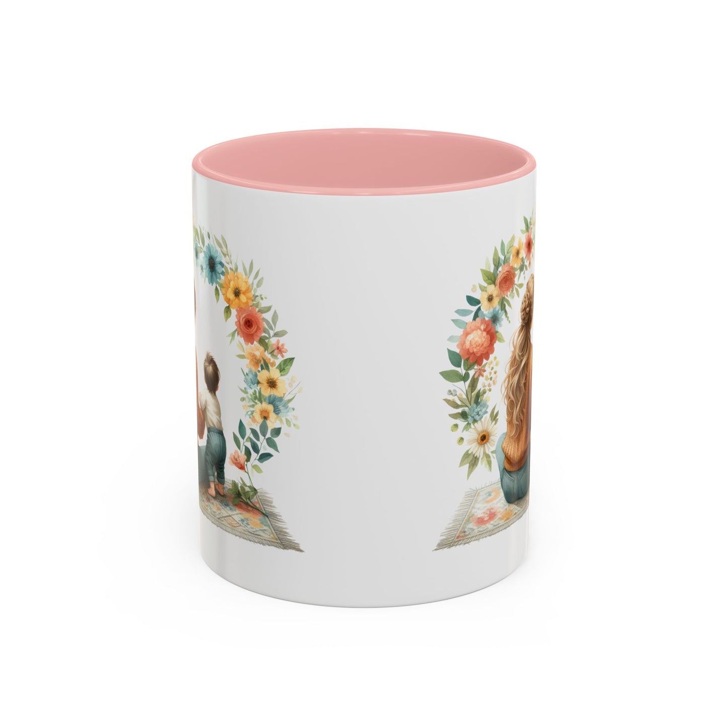 Warm Floral Family Coffee Mug - Perfect Gift for Moms, Home Decor, Cozy Vibes, Mother's Day, Tea Lovers, Baby Showers