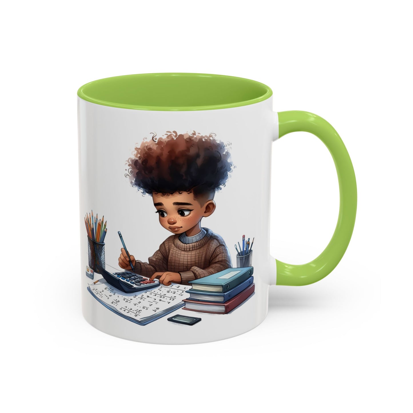 Charming Study Buddy Coffee Mug, Cute Gift for Students, Writers, Back to School, Personalized Teacher Gift, Unique Desk Decor