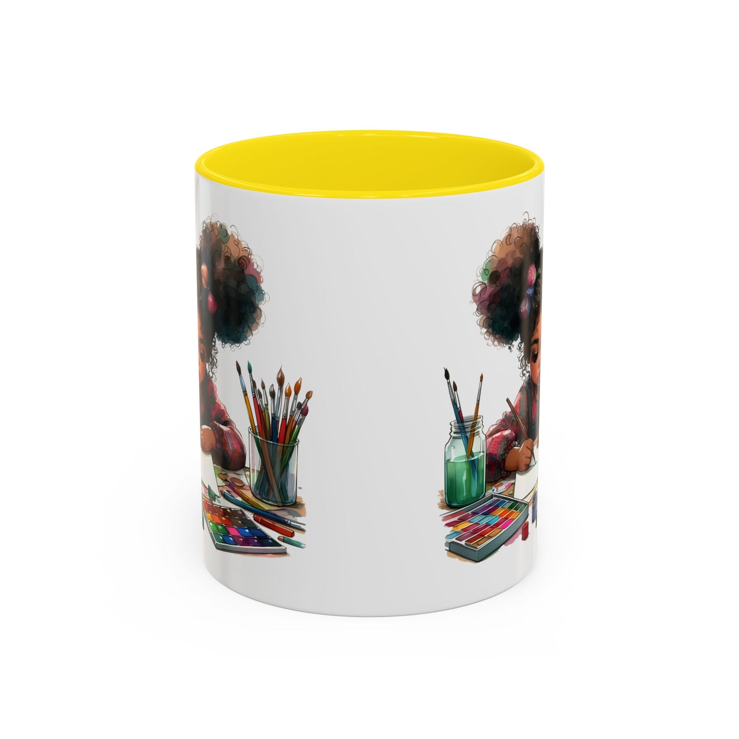 Creative Kids Coffee Mug, Art Mug, Colorful Mug, Cute Kids Mug, Gift for Artists, Unique Drinkware