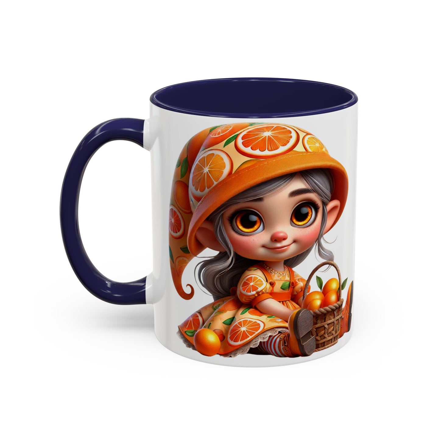 Cute Orange Harvest Coffee Mug - Charming 11 & 15oz Mug for Gardeners and Citrus Lovers