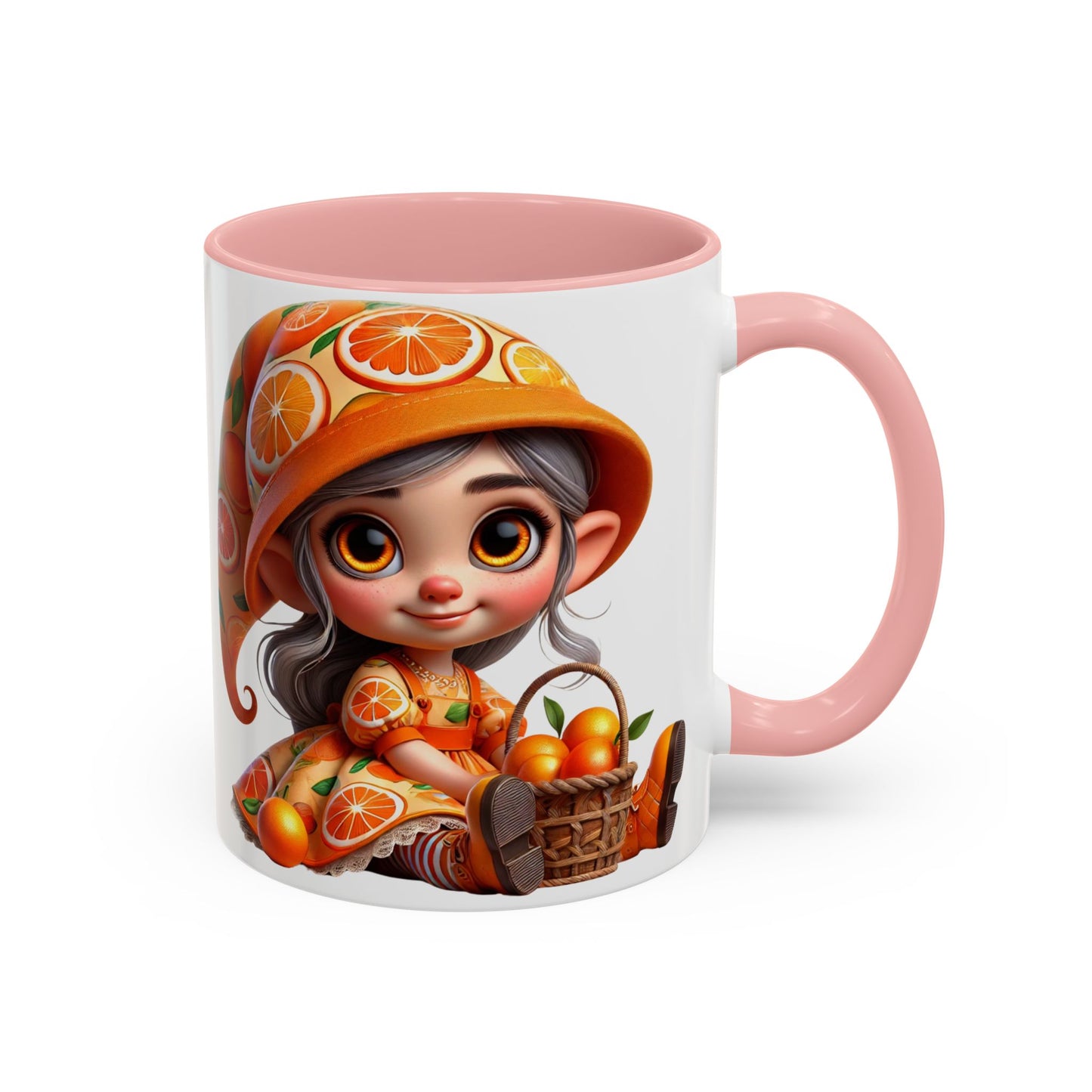 Cute Orange Harvest Coffee Mug - Charming 11 & 15oz Mug for Gardeners and Citrus Lovers