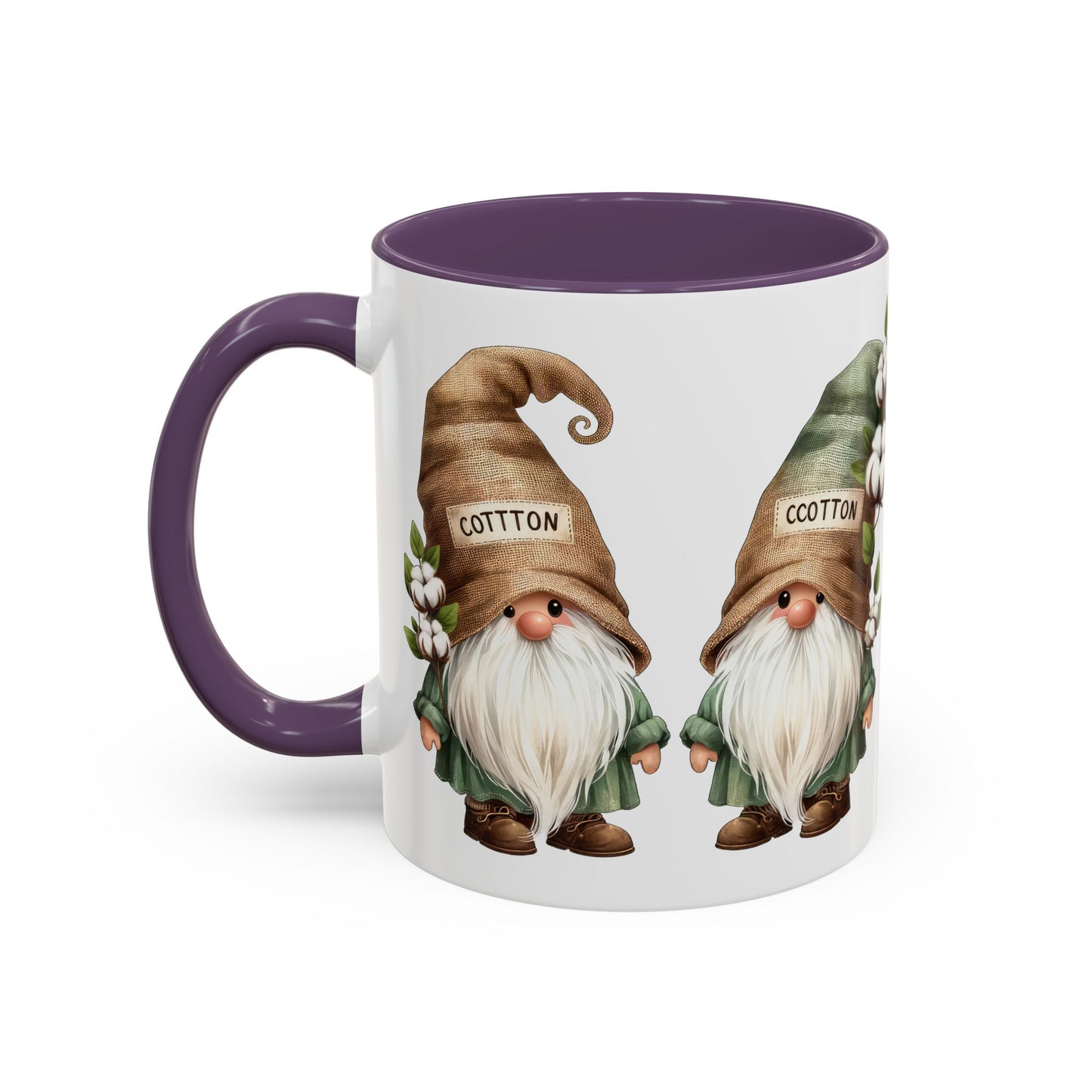 Gnome-Themed Accent Coffee Mug with Floral Design, Perfect for Gifting, Home Decor, Cozy Mornings, Tea Lovers, Housewarming
