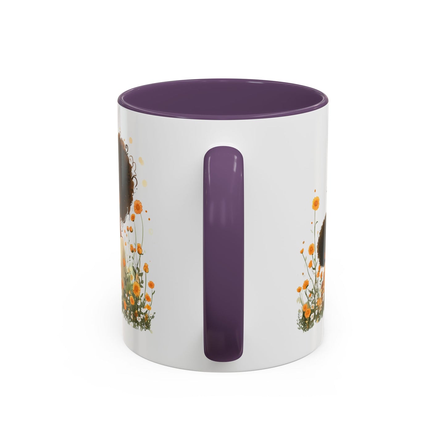 Emotional Motherhood Coffee Mug, Floral Mom & Child, Gift for Mother's Day, Family Bonding, Cozy Drinkware, Home Decor