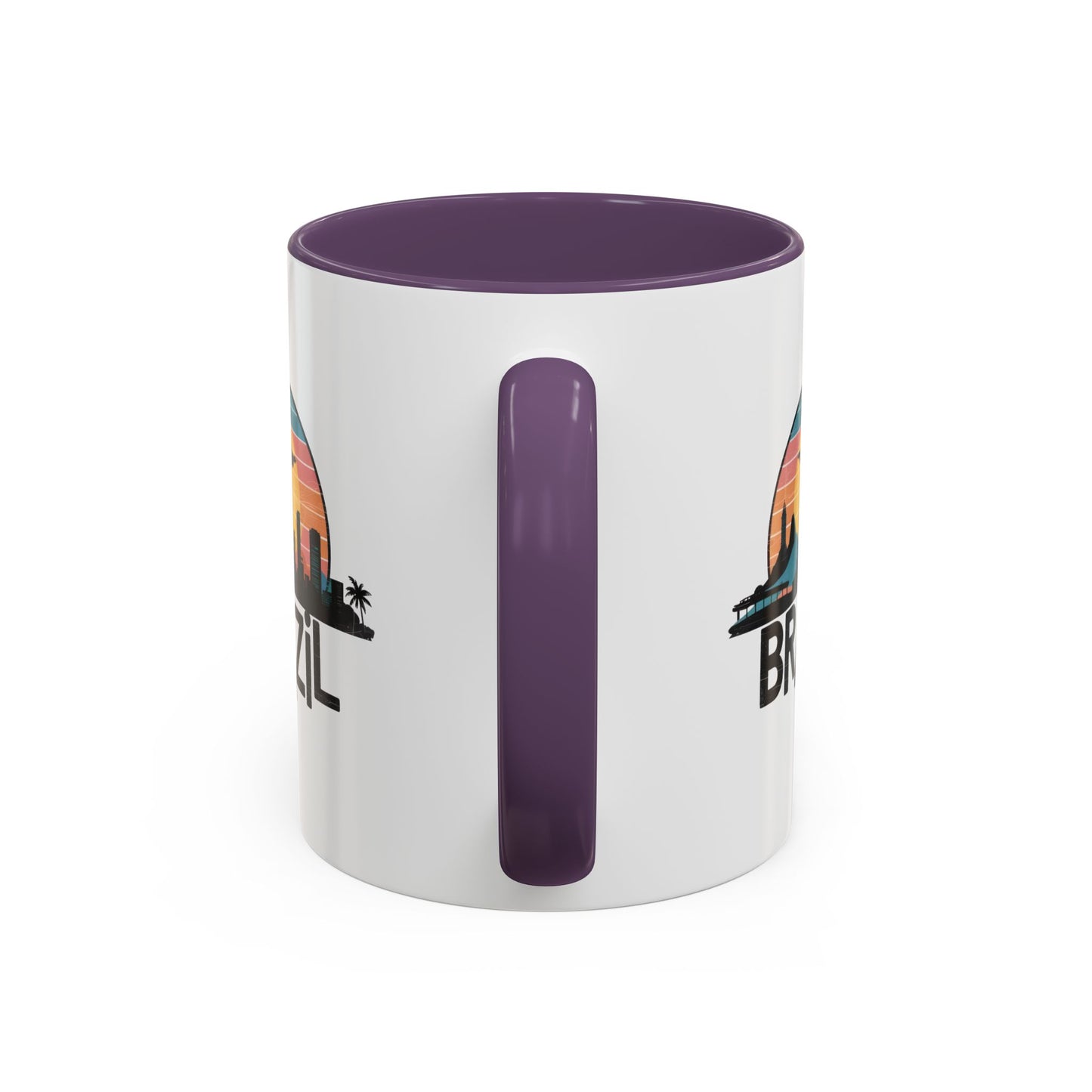 Brazilian Vibe Coffee Mug, Accent Mug for Travel Lovers, Gift for Brazil Enthusiasts, Souvenir Coffee Cup, Beach Theme Mug