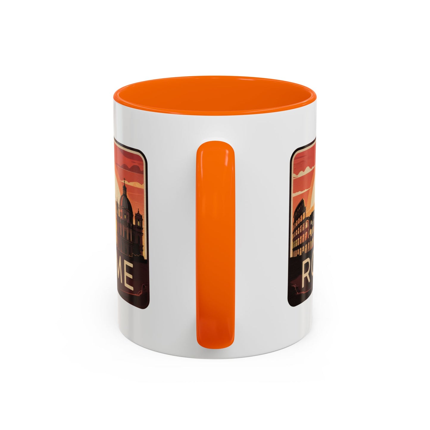 Rome Skyline Accent Coffee Mug, Travel Gift, Coffee Lovers, Home Decor, Unique Souvenir