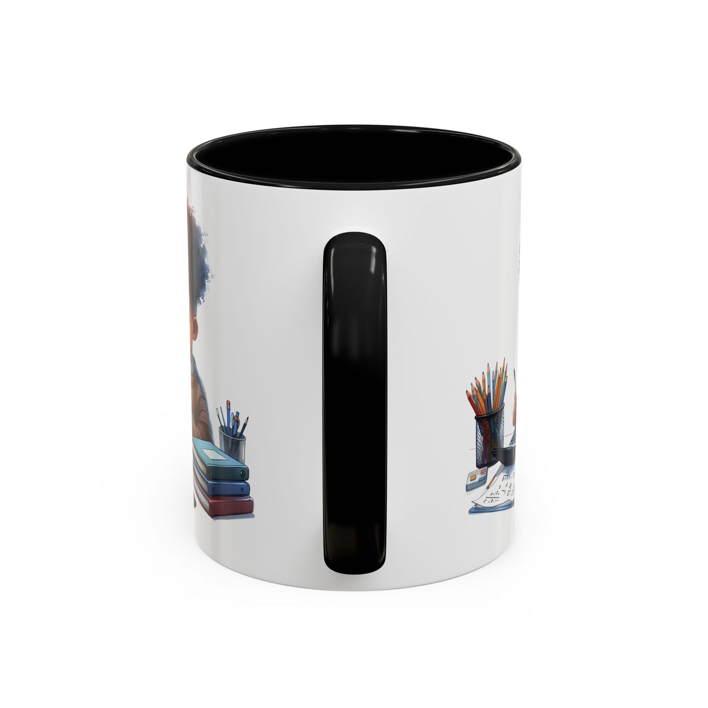 Charming Study Buddy Coffee Mug, Cute Gift for Students, Writers, Back to School, Personalized Teacher Gift, Unique Desk Decor