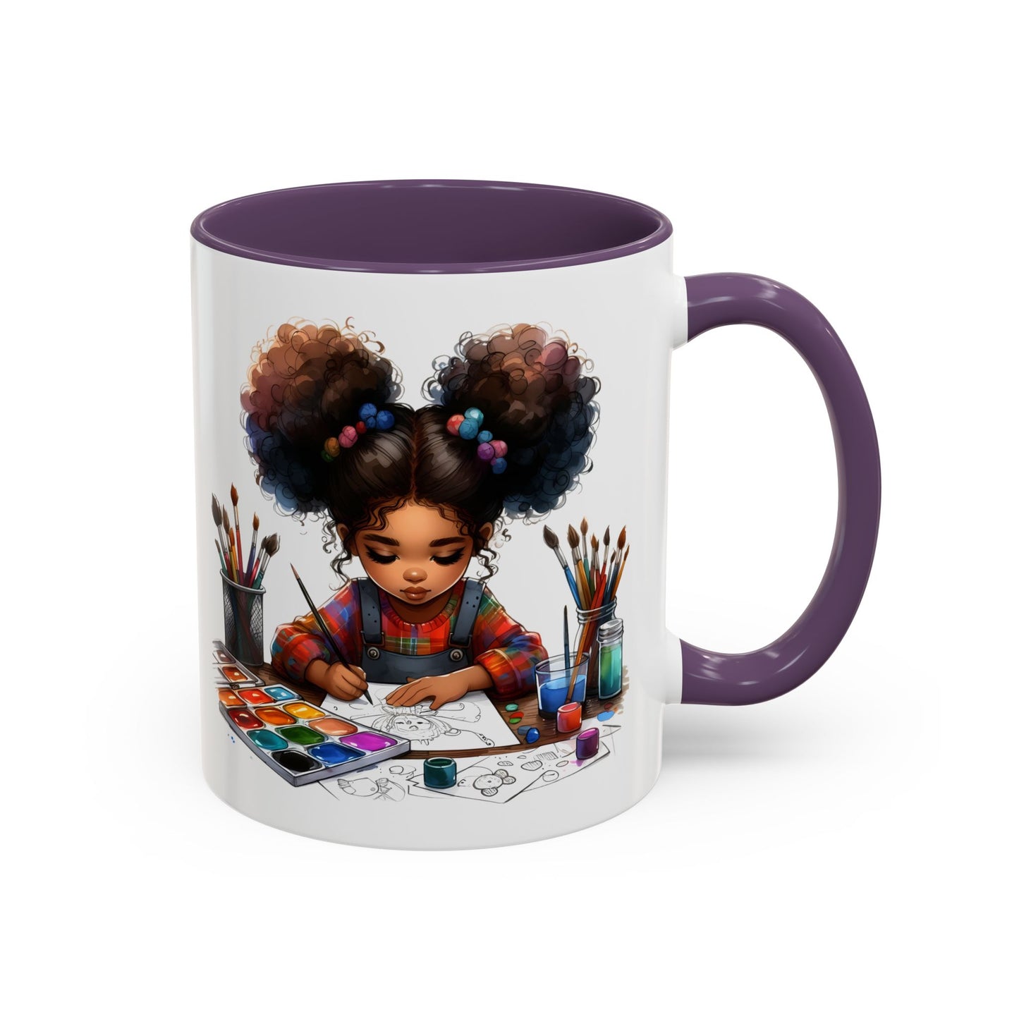 Creative Artist Coffee Mug, Colorful Art Mug, Gift for Artists, Studio Mug, Hot Beverage Cup, Unique Drinkware