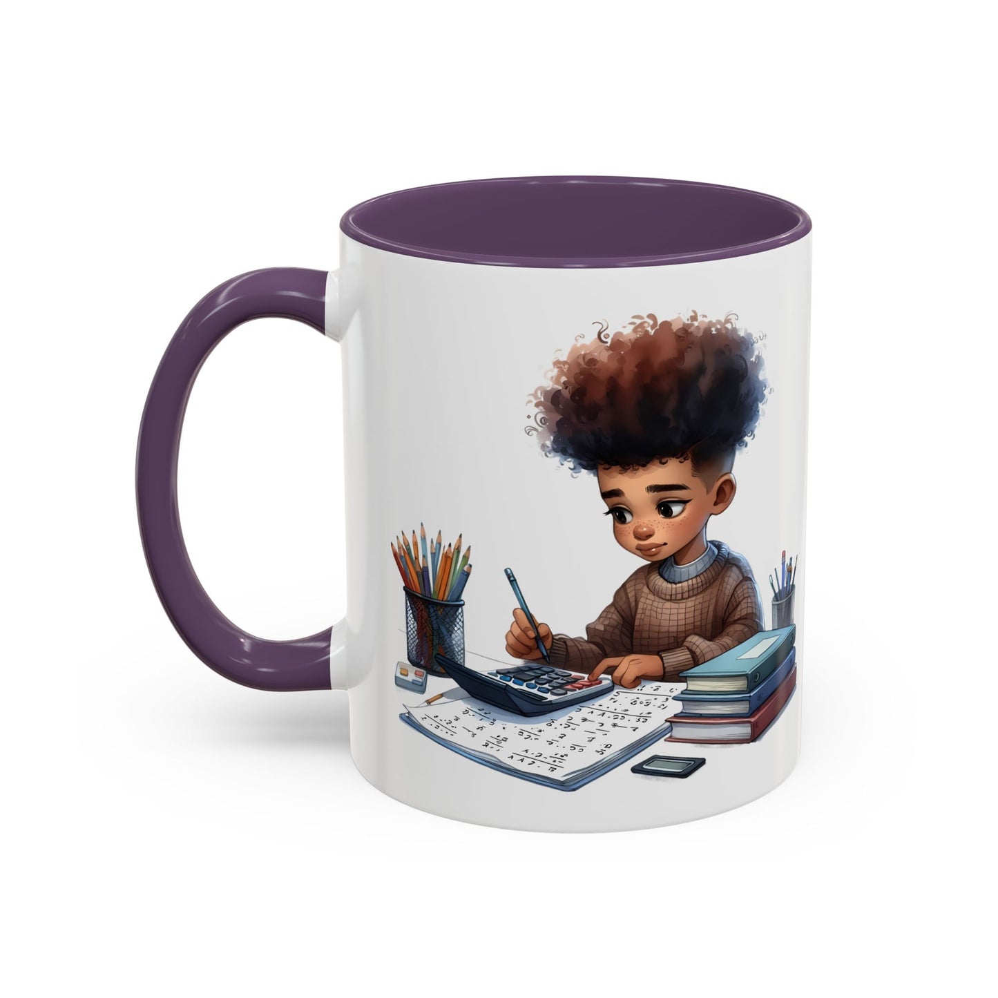 Charming Study Buddy Coffee Mug, Cute Gift for Students, Writers, Back to School, Personalized Teacher Gift, Unique Desk Decor