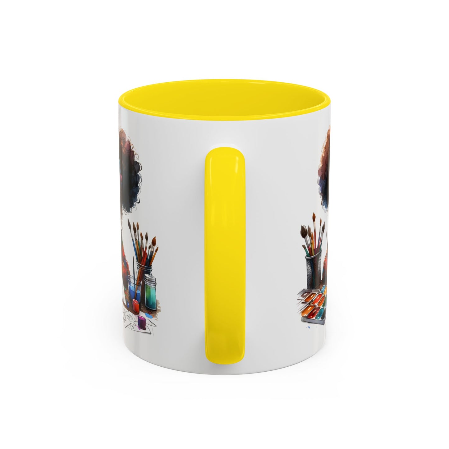 Creative Artist Coffee Mug, Colorful Art Mug, Gift for Artists, Studio Mug, Hot Beverage Cup, Unique Drinkware