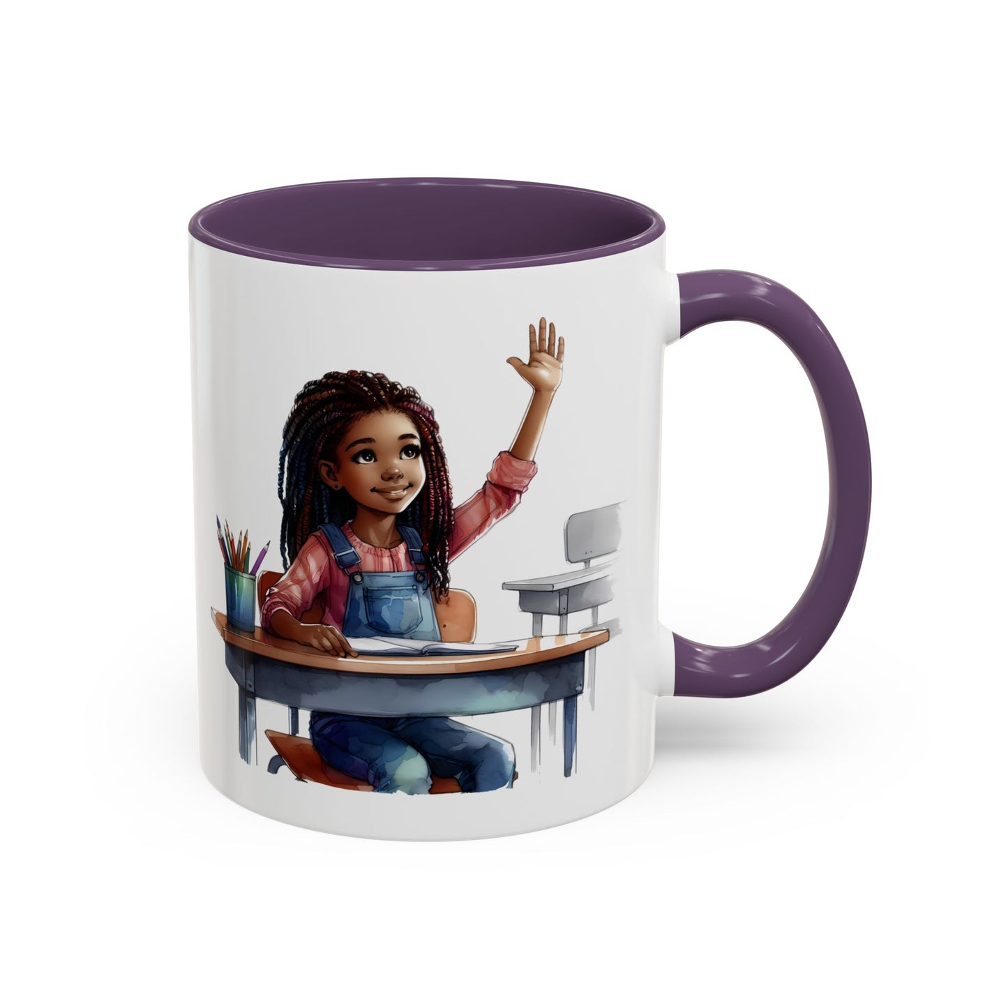 Cheerful Kids' Coffee Mug, Classroom Theme, Back to School Gift, Teacher Appreciation, Personalized Drinkware, Cute Art for Kids