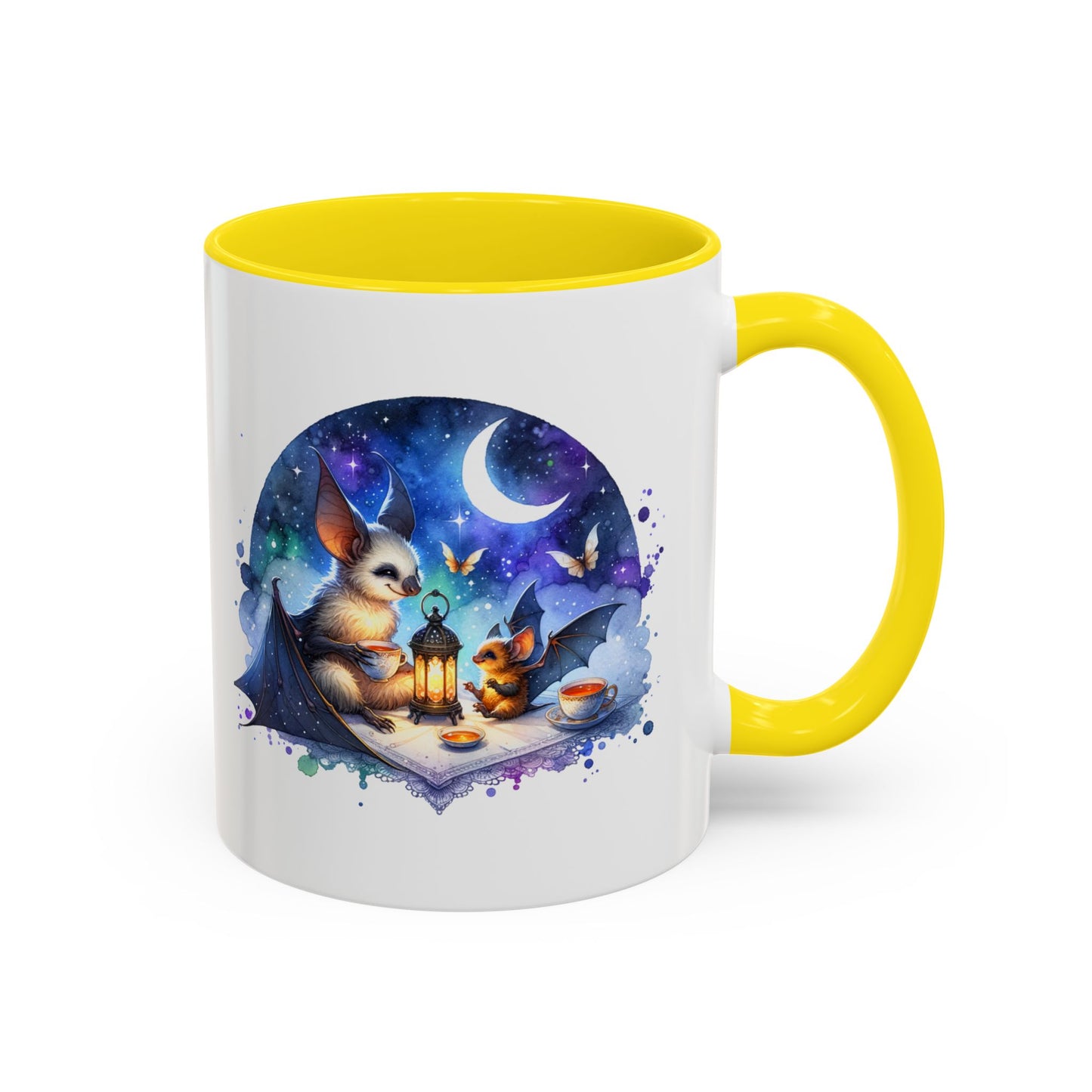 Whimsical Nighttime Coffee Mug: Enchanting Animal Design for Cozy Moments, Gift for Animal Lovers, Unique Home Decor, Special Occasions