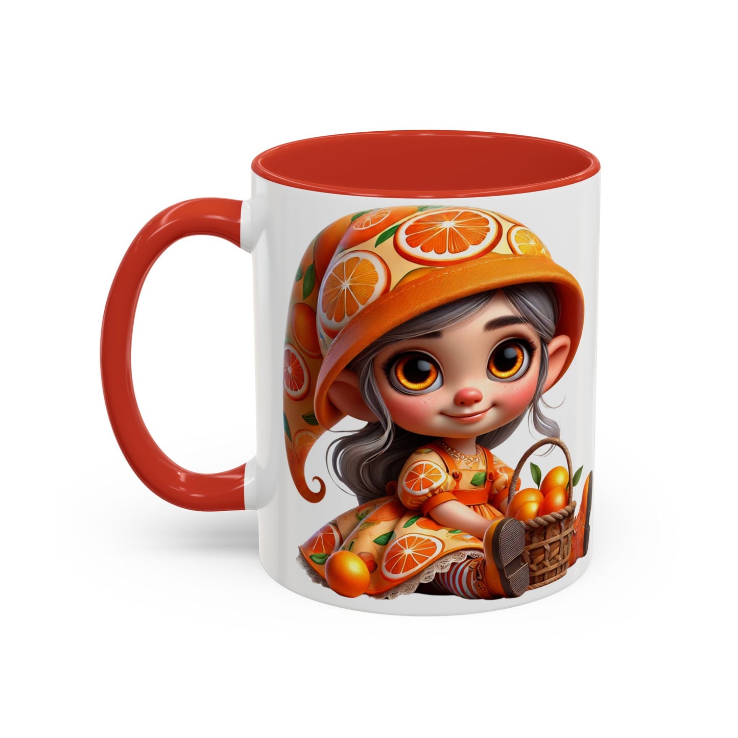 Cute Orange Harvest Coffee Mug - Charming 11 & 15oz Mug for Gardeners and Citrus Lovers