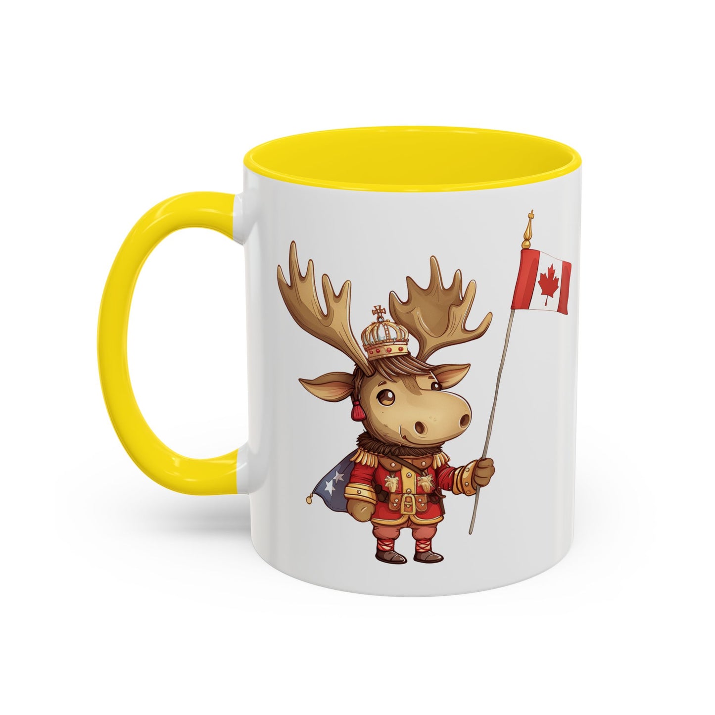Canada Moose Accent Coffee Mug, Funny Moose Mug, Canadian Gift, Cute Animal Mug, Canada Day Mug, Holiday Coffee Cup
