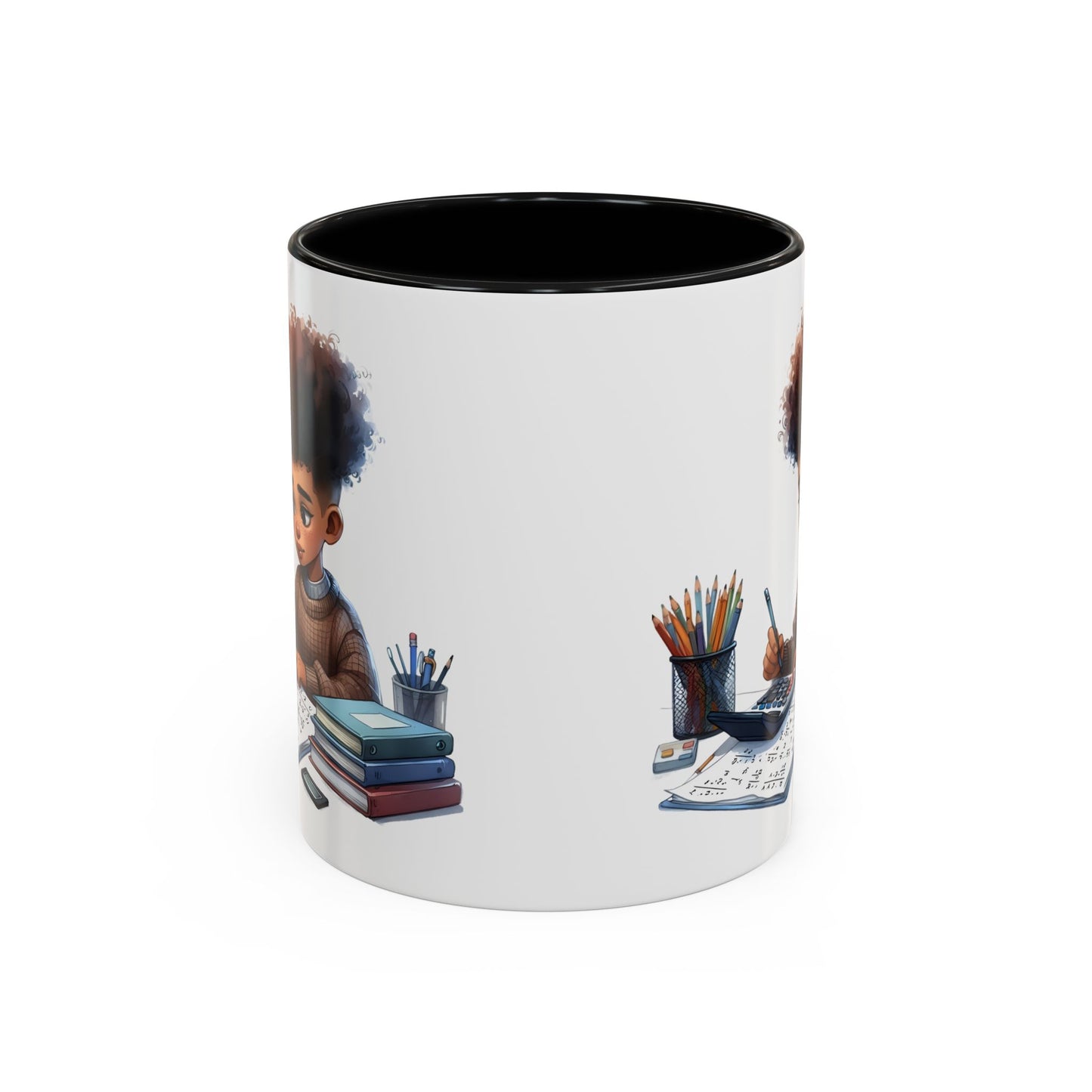 Charming Study Buddy Coffee Mug, Cute Gift for Students, Writers, Back to School, Personalized Teacher Gift, Unique Desk Decor