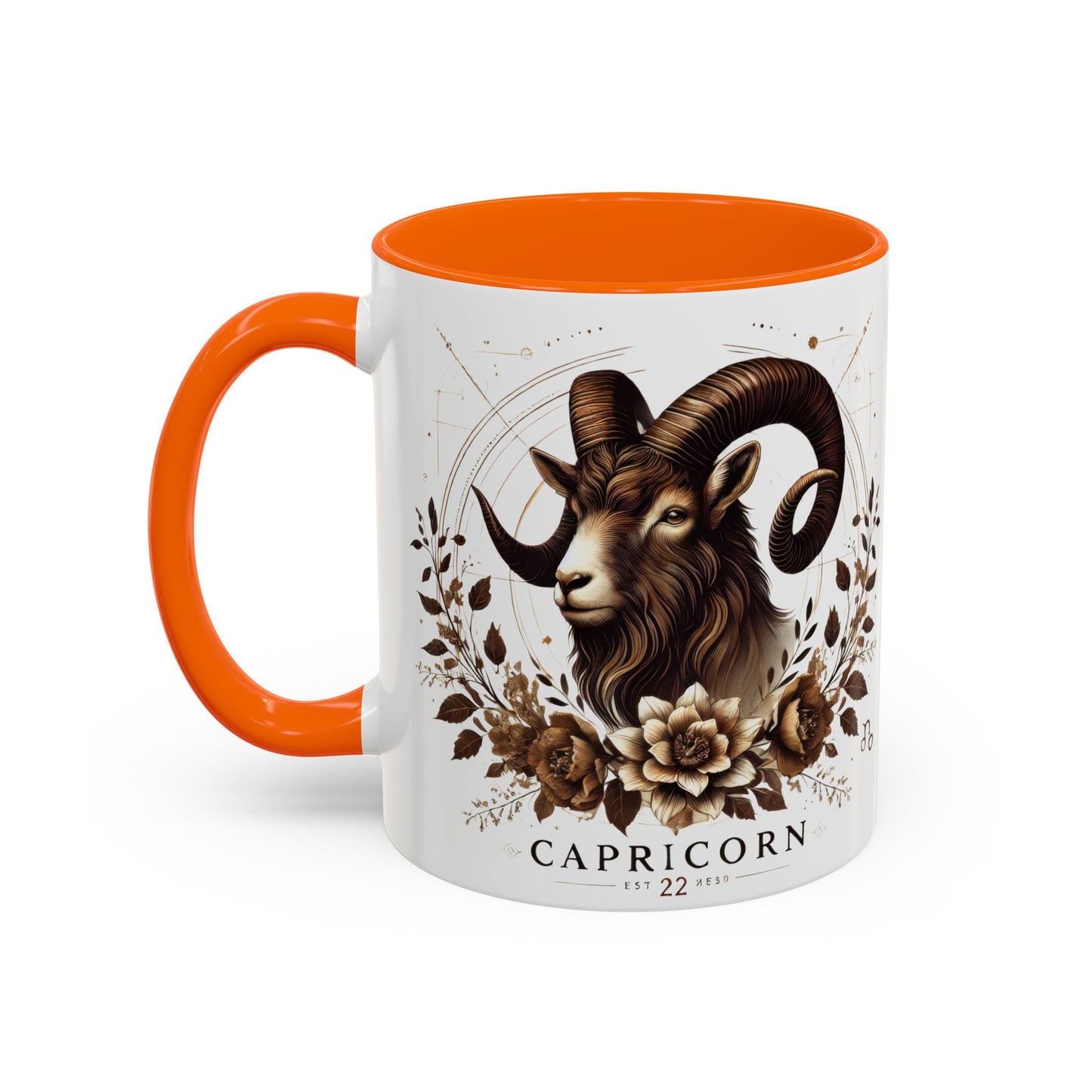 Capricorn Zodiac Coffee Mug - Elegant Astrological Design for Astrology Lovers