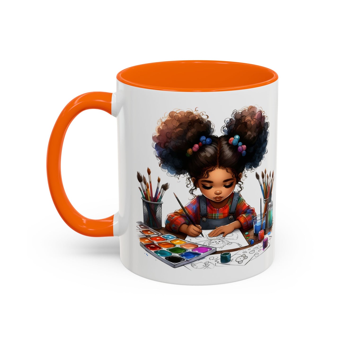 Creative Artist Coffee Mug, Colorful Art Mug, Gift for Artists, Studio Mug, Hot Beverage Cup, Unique Drinkware