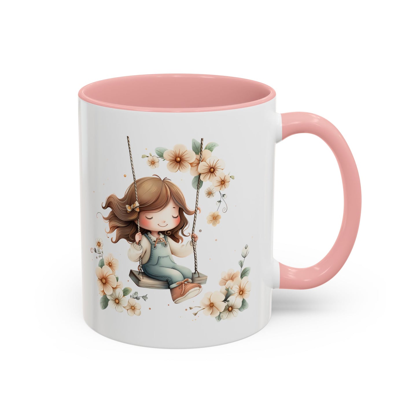 Whimsical Floral Coffee Mug - Cute Gift for Tea Lovers, Cozy Home Decor, Spring Celebration, Enjoy Your Favorite Beverages