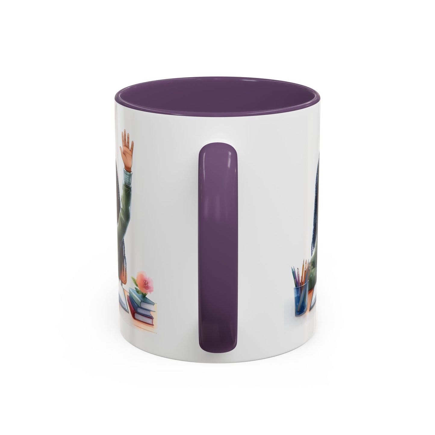 Charming Coffee Mug for Education Lovers, Black Accent Mug, Inspirational Teacher Gift, Cute School Mug, Study Buddy, Personalized [...]