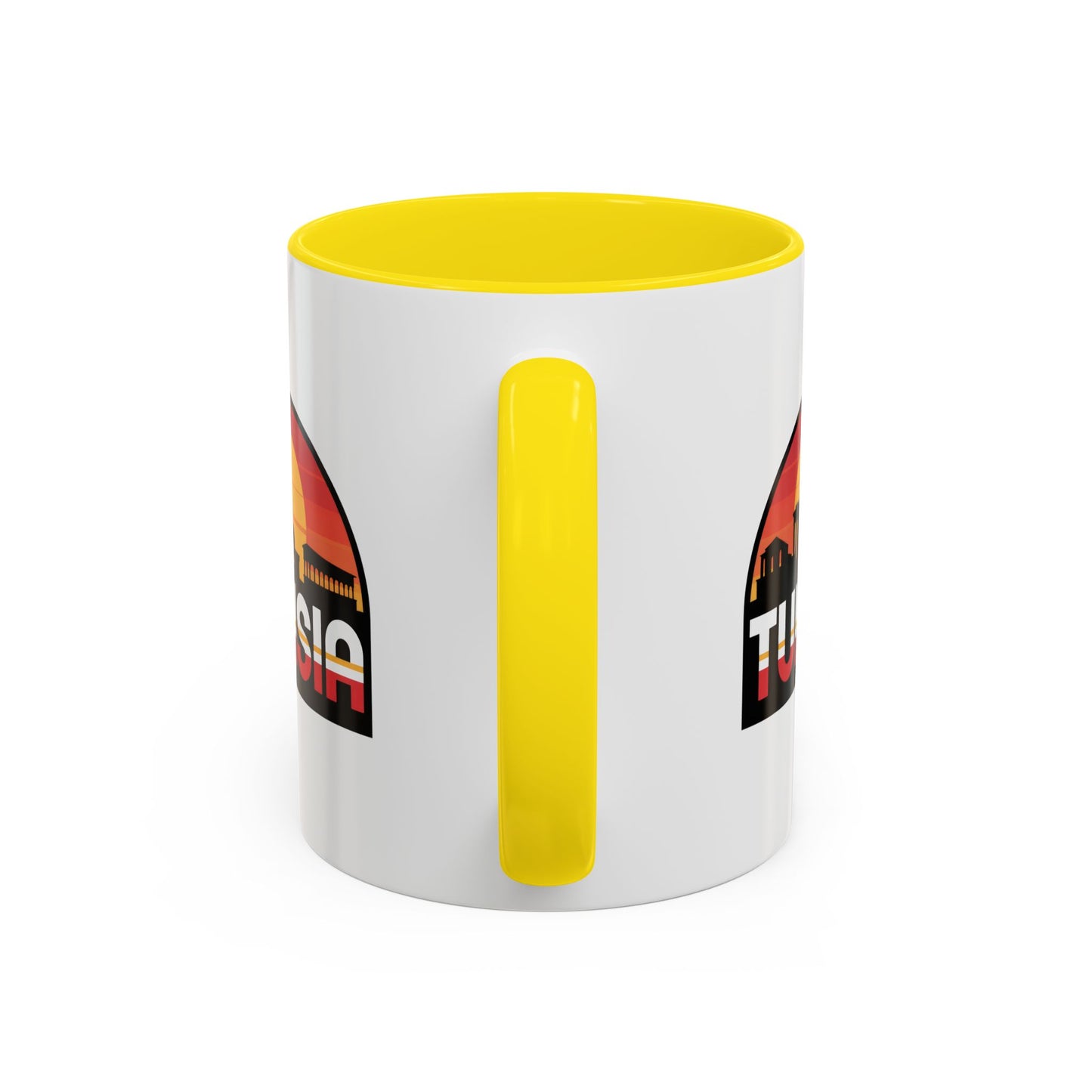 Tunisian Sunset Accent Mug, Coffee Lover Gift, Travel Souvenir, Unique Home Decor, Tea Mug, Vacation Memory