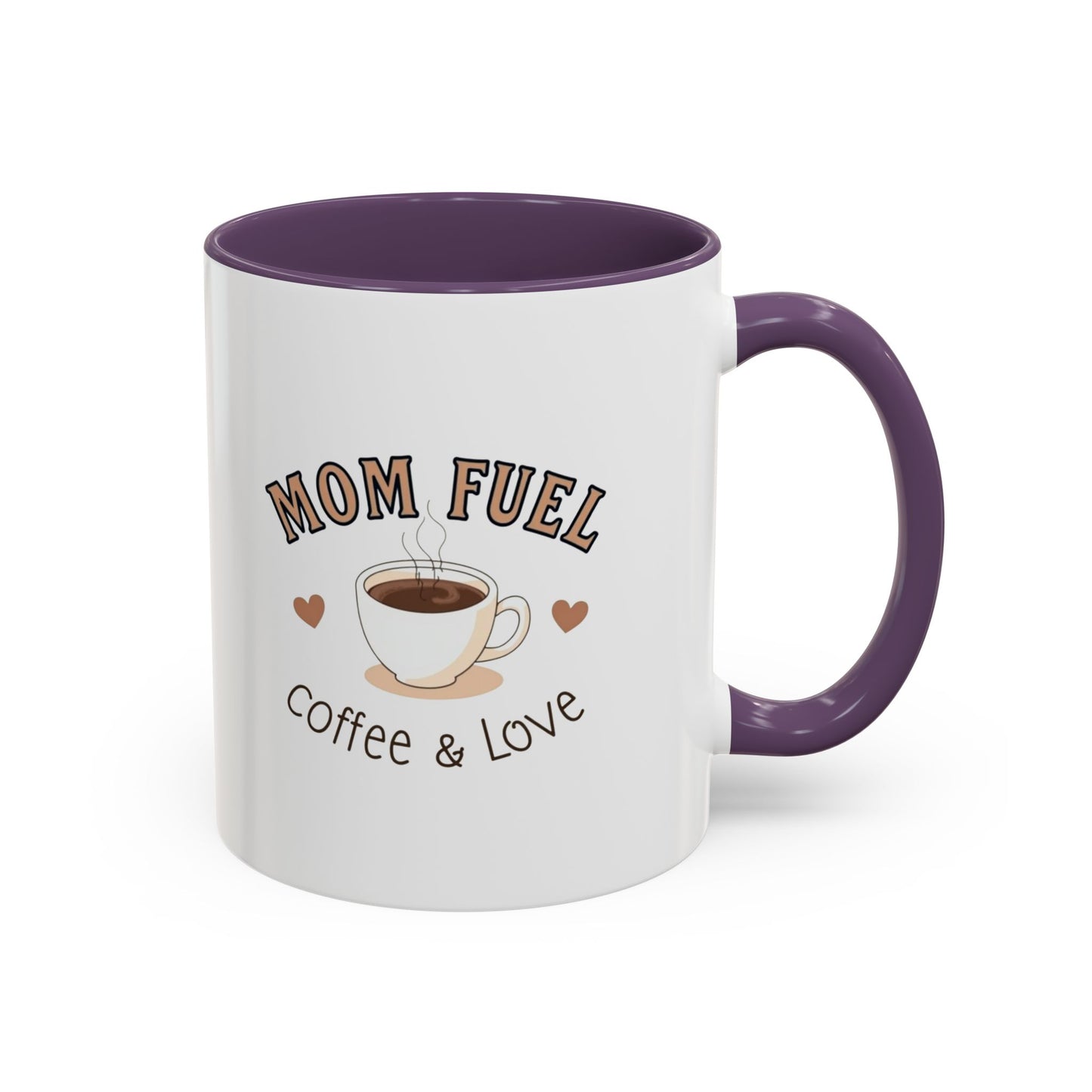 Mom Fuel Coffee Mug - Perfect Gift for Coffee Lovers, Mothers' Day, Birthday, Home Office, Ceramic Mug