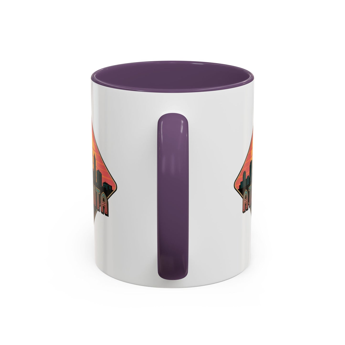 Atlanta Skyline Accent Coffee Mug, Unique Gift for Coffee Lovers, Home Decor, Travel Souvenir, Urban Style Mug