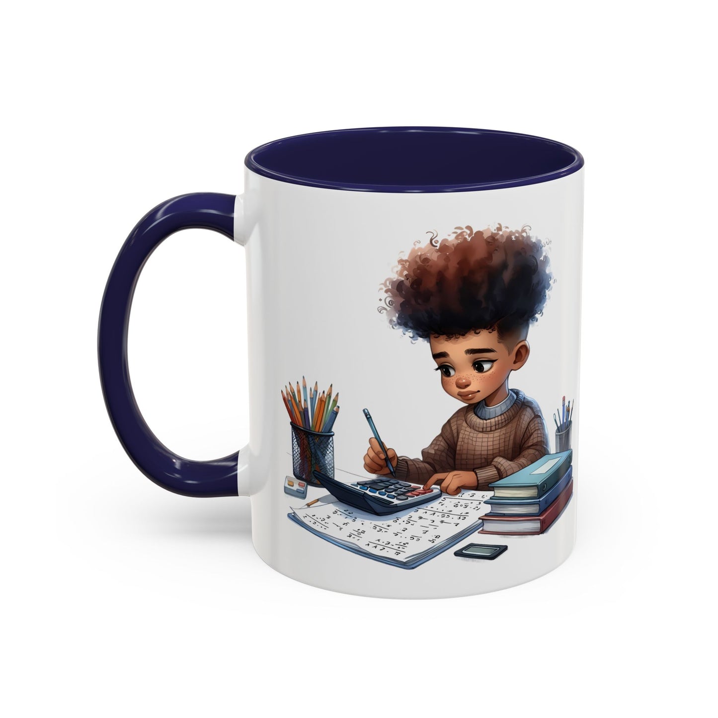 Charming Study Buddy Coffee Mug, Cute Gift for Students, Writers, Back to School, Personalized Teacher Gift, Unique Desk Decor