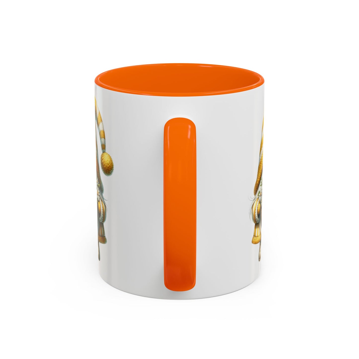 Cheerful Gnome Accent Mug - Perfect for Coffee Lovers, Housewarming Gifts, Spring Decor, Unique Mug Gift, Merry Moments