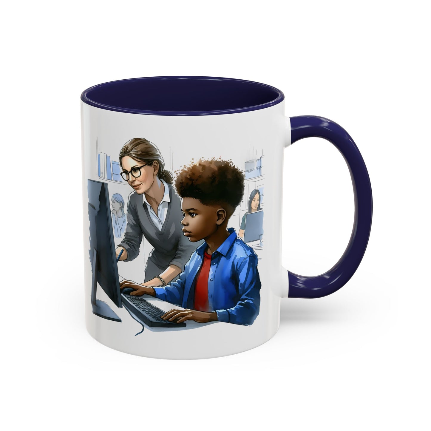 Empowering Desk Coffee Mug with Inspirational Design, Work Mug, Office Decor, Motivational Gift, Teacher Appreciation