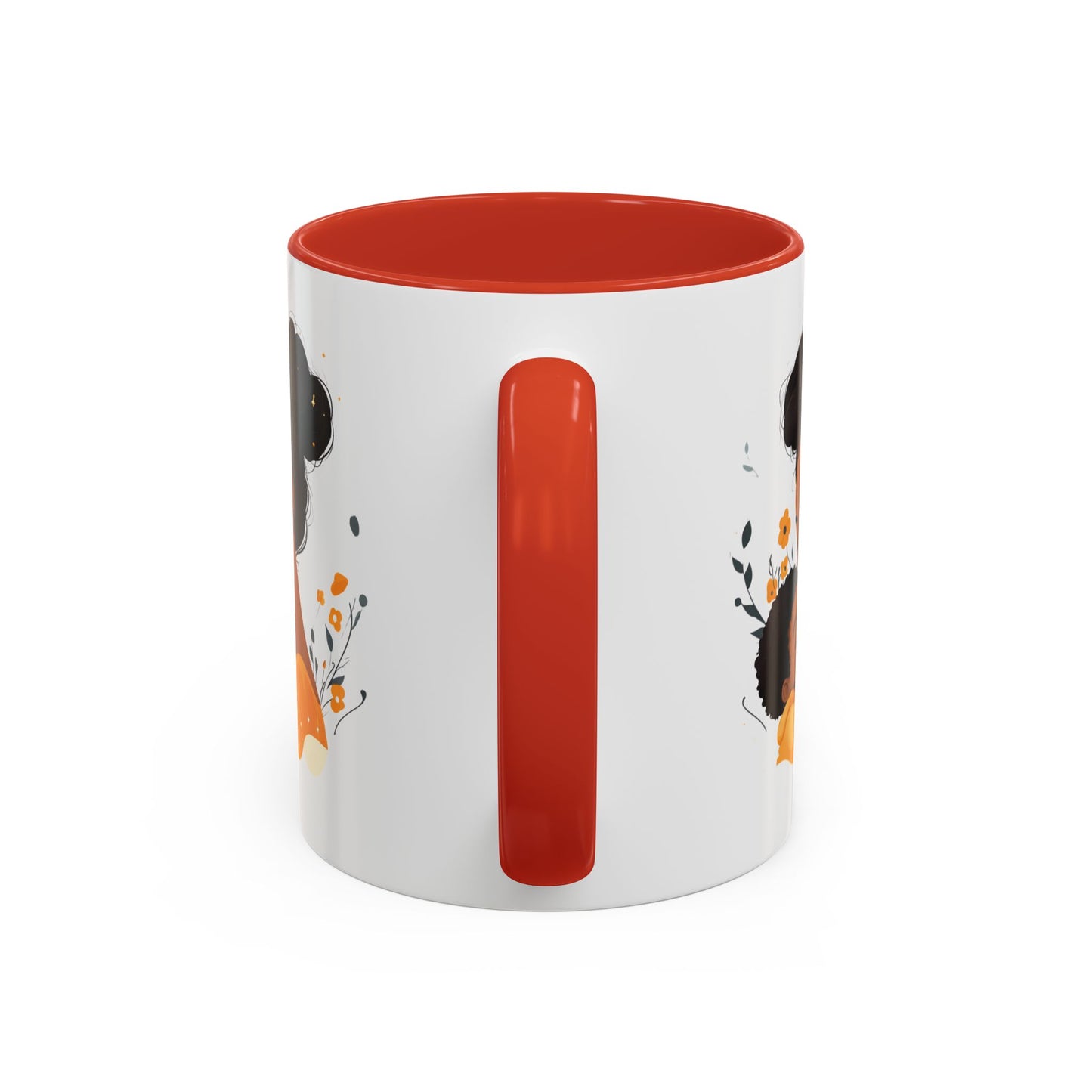 Mother and Child Accent Coffee Mug, Inspirational Drinkware, Gift for Mothers Day, Cute Family Mug, Cozy Coffee Cup, Loving Bond Mug