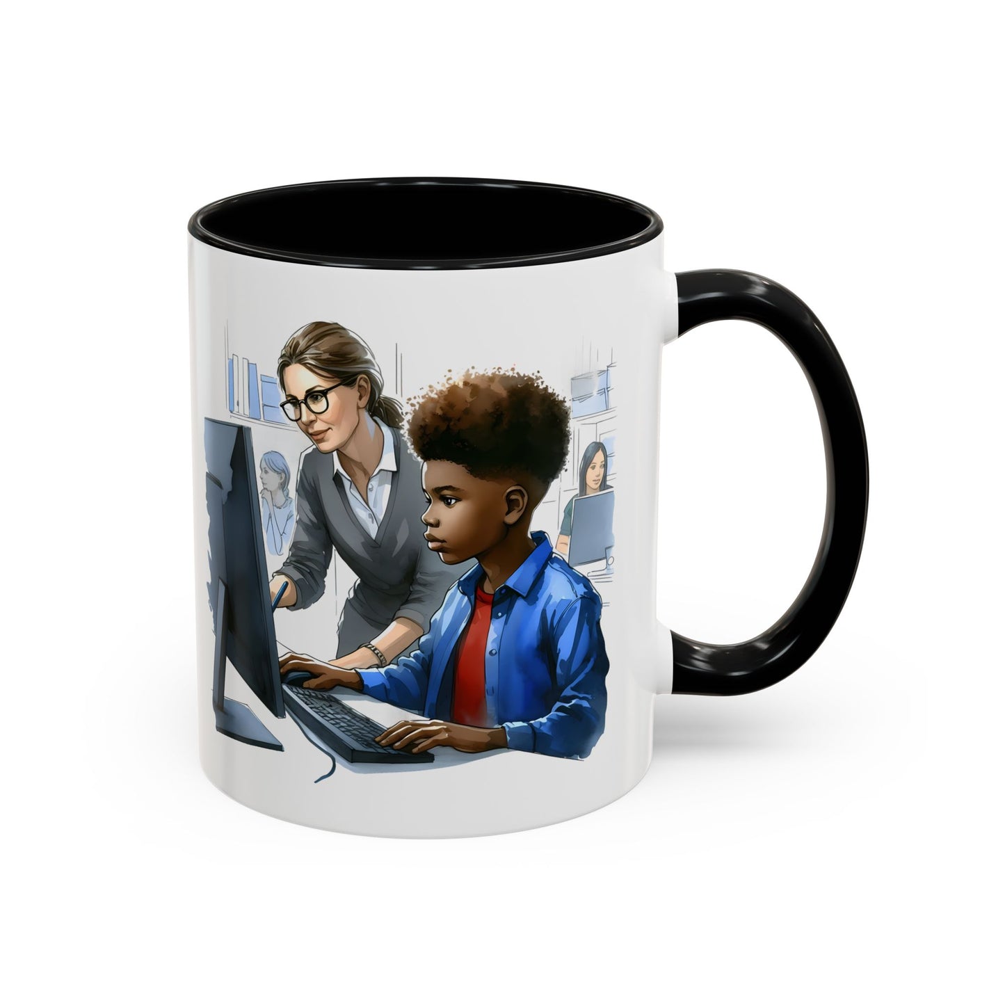 Empowering Desk Coffee Mug with Inspirational Design, Work Mug, Office Decor, Motivational Gift, Teacher Appreciation