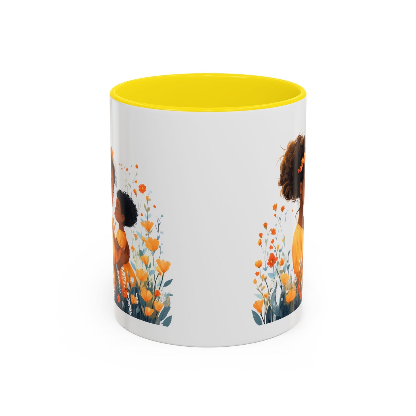 Blooming Love Mug: Floral Mom & Child Design, Perfect for Mothers Day, Family Gifts, Cozy Mornings, Tea Lovers, Coffee Time