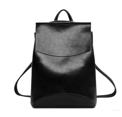 New Japanese and Korean version of leather bag, three shoulder bag, casual bag