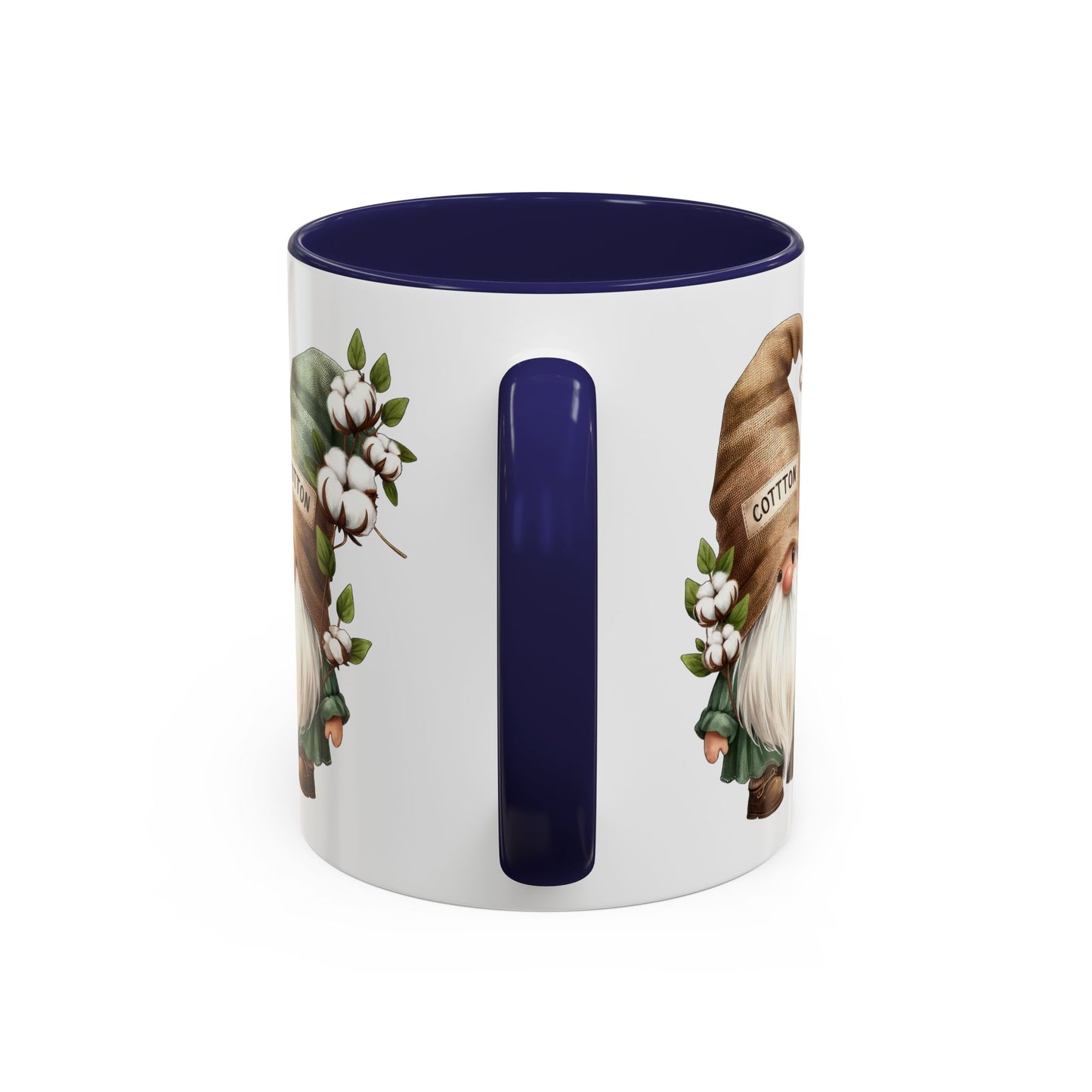 Gnome-Themed Accent Coffee Mug with Floral Design, Perfect for Gifting, Home Decor, Cozy Mornings, Tea Lovers, Housewarming