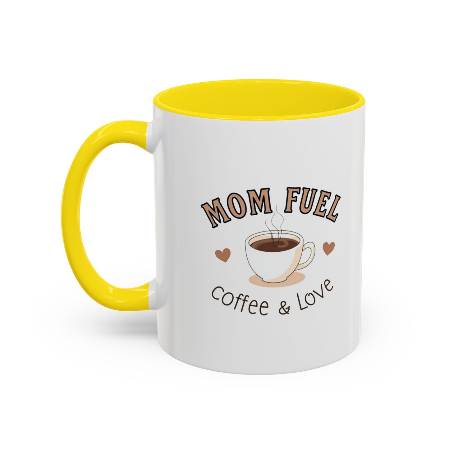 Mom Fuel Coffee Mug - Perfect Gift for Coffee Lovers, Mothers' Day, Birthday, Home Office, Ceramic Mug