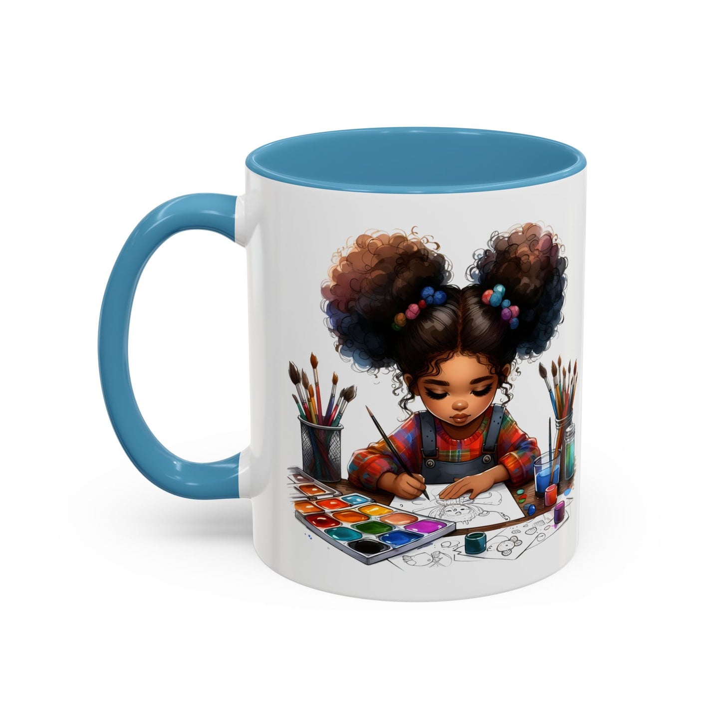 Creative Artist Coffee Mug, Colorful Art Mug, Gift for Artists, Studio Mug, Hot Beverage Cup, Unique Drinkware