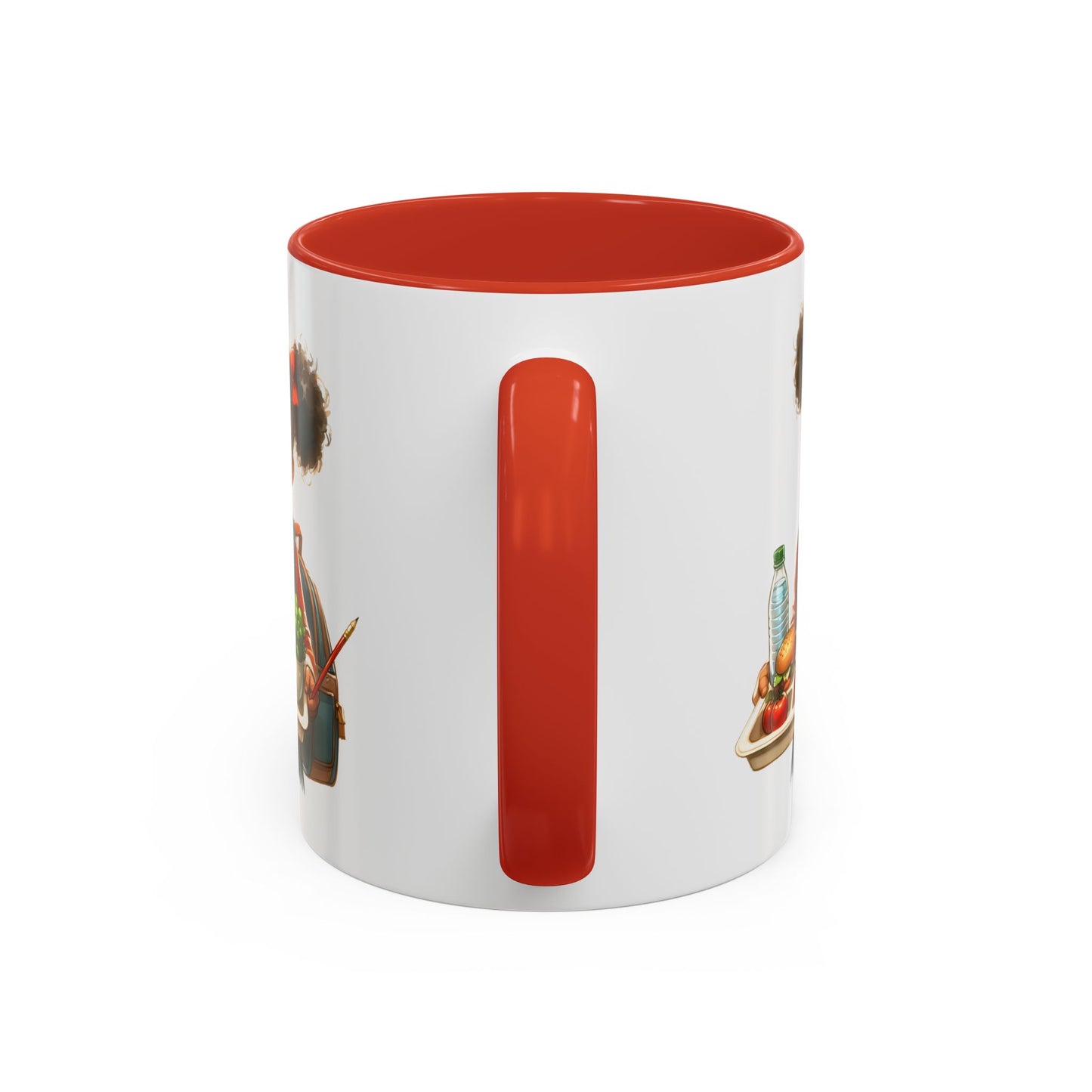 Happy Kids Accent Coffee Mug - Fun Drinkware for Home, School, Nursery, Gifts, Birthday, Holidays, Cute Design