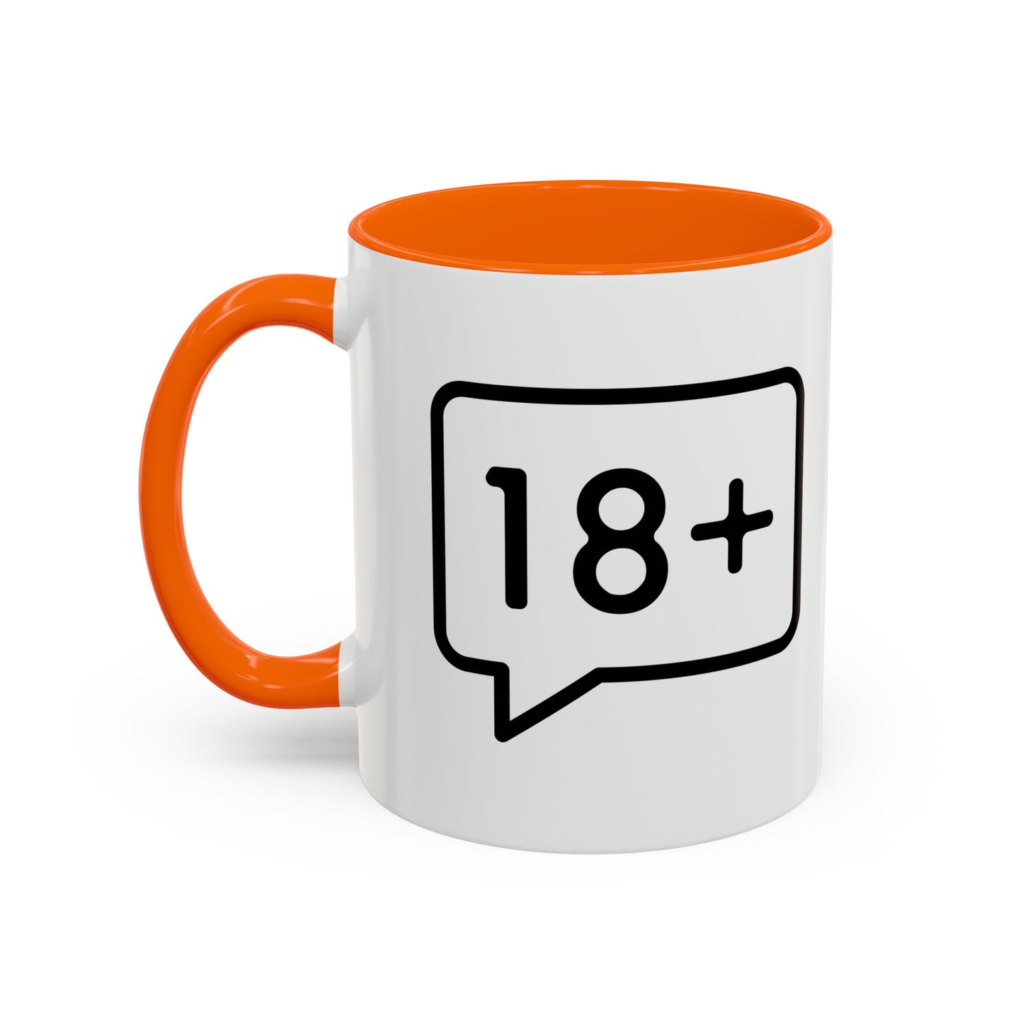 Adult-Only Accent Coffee Mug | Fun 18+ Design, Gift for Coffee Lovers, Unique Housewarming Gift, Perfect for Birthdays, Funny Office Mug