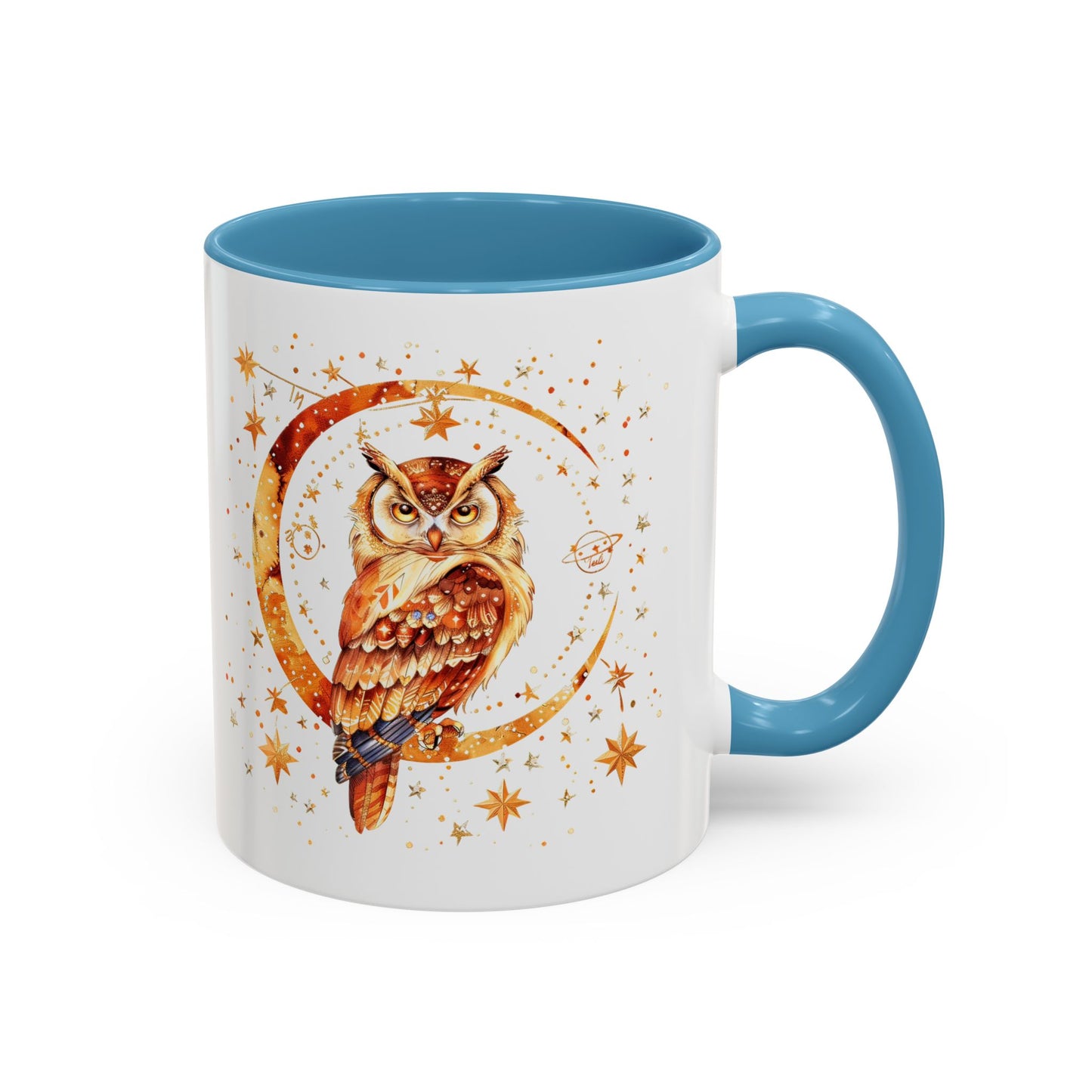 Mystical Owl Coffee Mug - Celestial Decor, Perfect Gift for Owl Lovers, Cozy Vibes, Unique Home Accents, Astrology Tea Cup