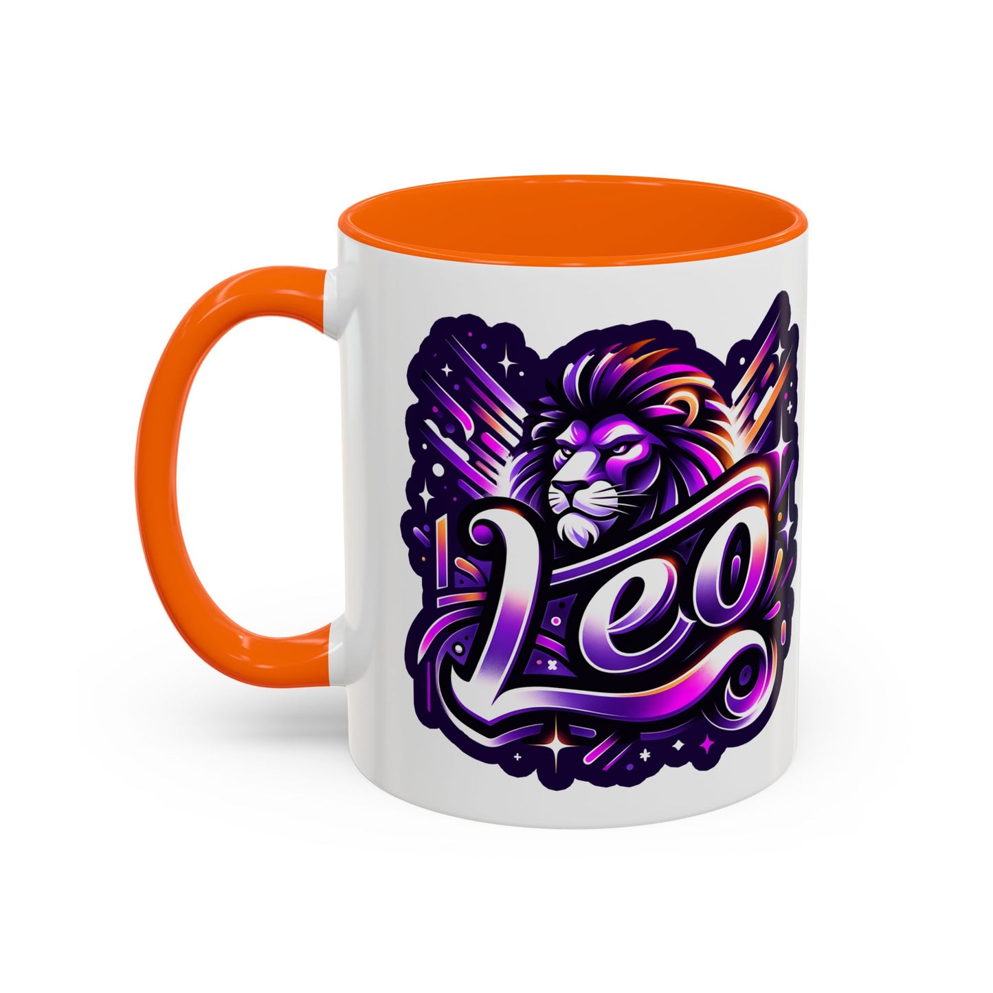 Vibrant Zodiac Leo Coffee Mug, Astrology Gift, Personalized Mug for Leo, Birthday Gift, Unique Home Décor
