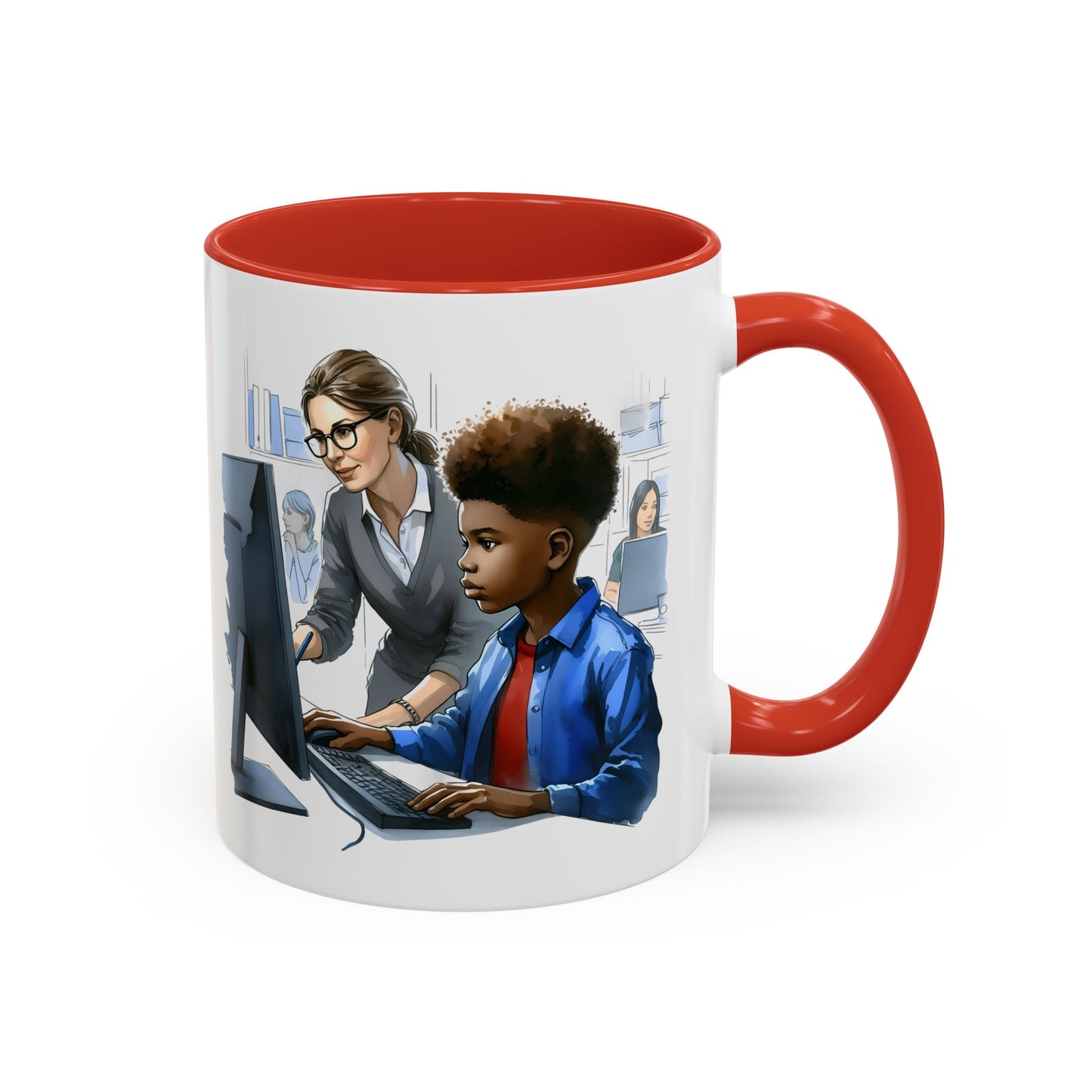 Empowering Desk Coffee Mug with Inspirational Design, Work Mug, Office Decor, Motivational Gift, Teacher Appreciation