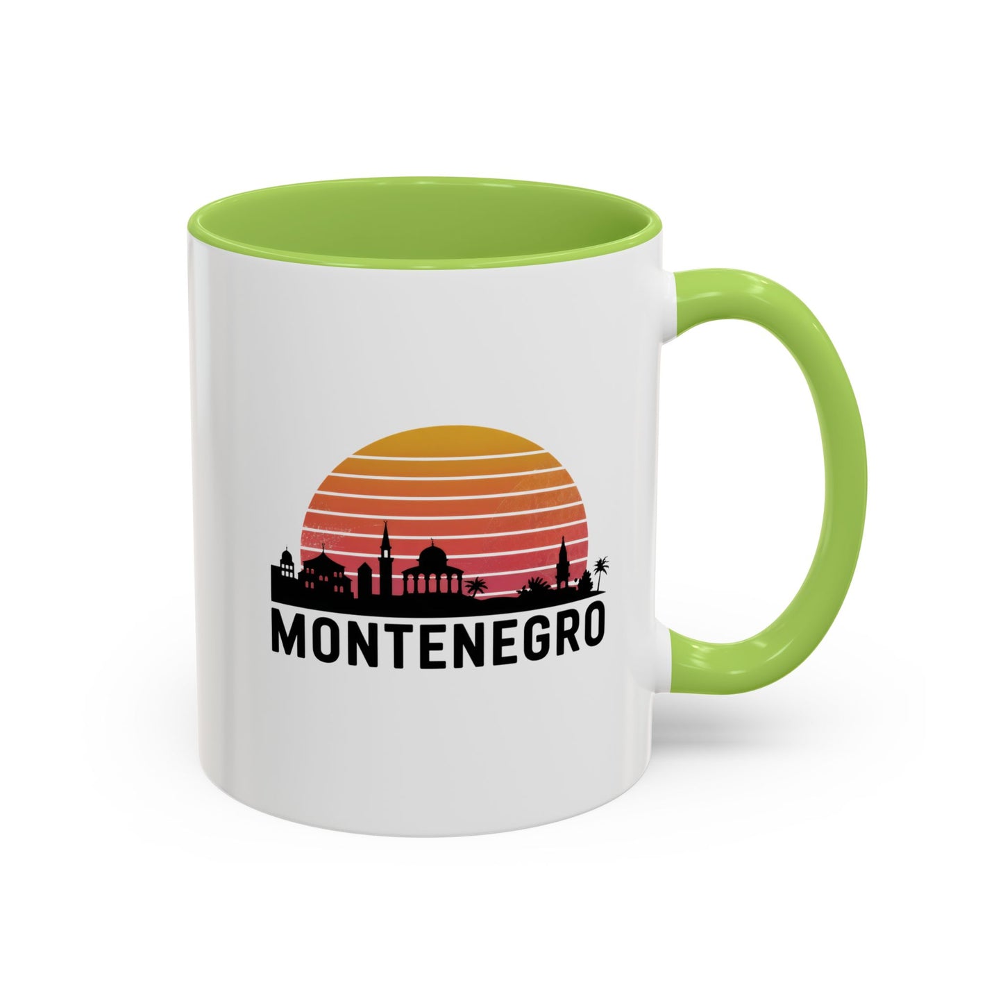 Montenegro Sunset Coffee Mug, Unique Black Accent Mug, Gift for Coffee Lovers, Travel Mug, Home Decor, Souvenir