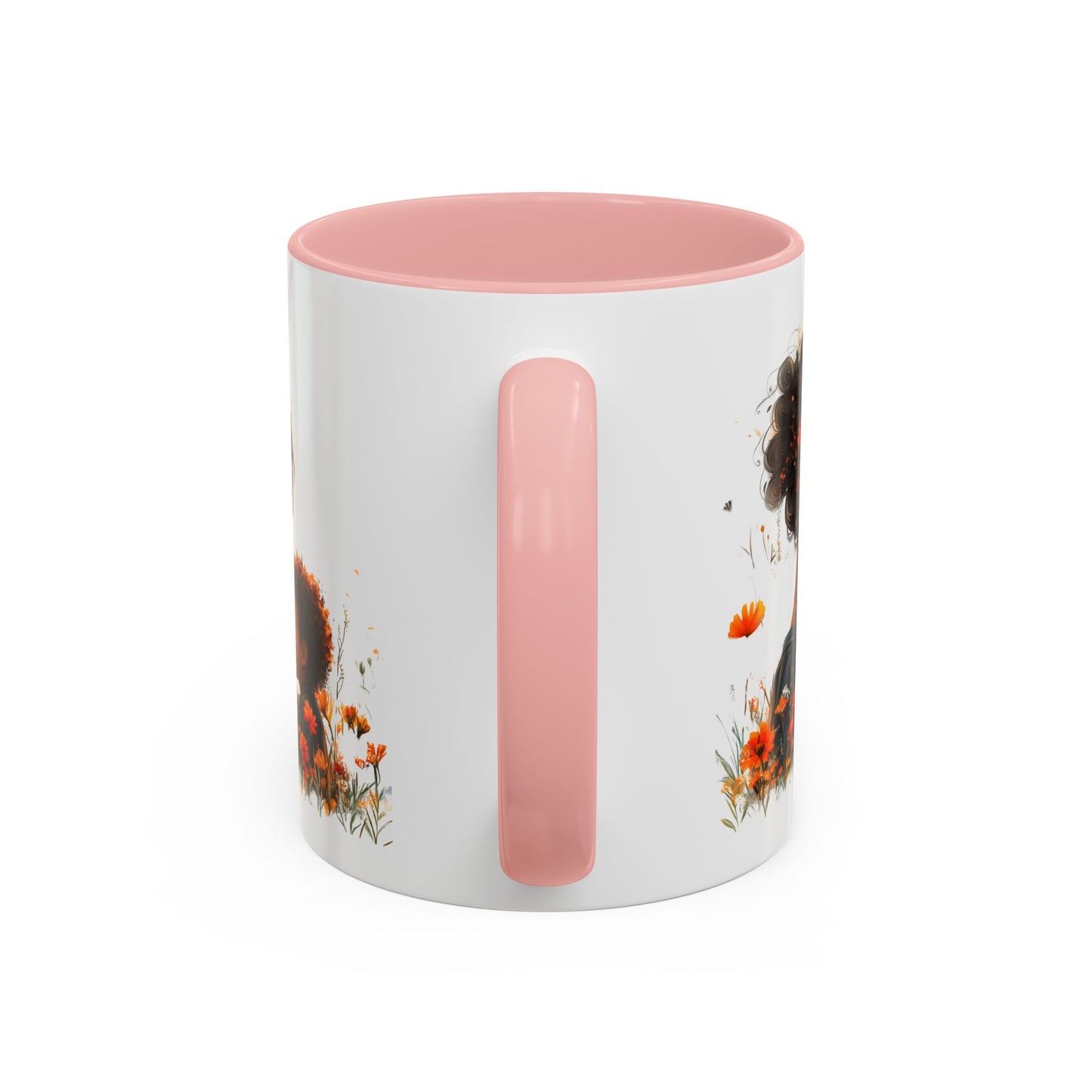 Floral Mom and Child Coffee Mug - Perfect Gift for Mother's Day, Family Moments, Tea Lover, Floral Decor, Kitchenware