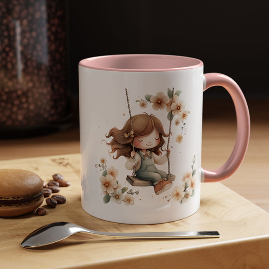 Whimsical Floral Coffee Mug - Cute Gift for Tea Lovers, Cozy Home Decor, Spring Celebration, Enjoy Your Favorite Beverages