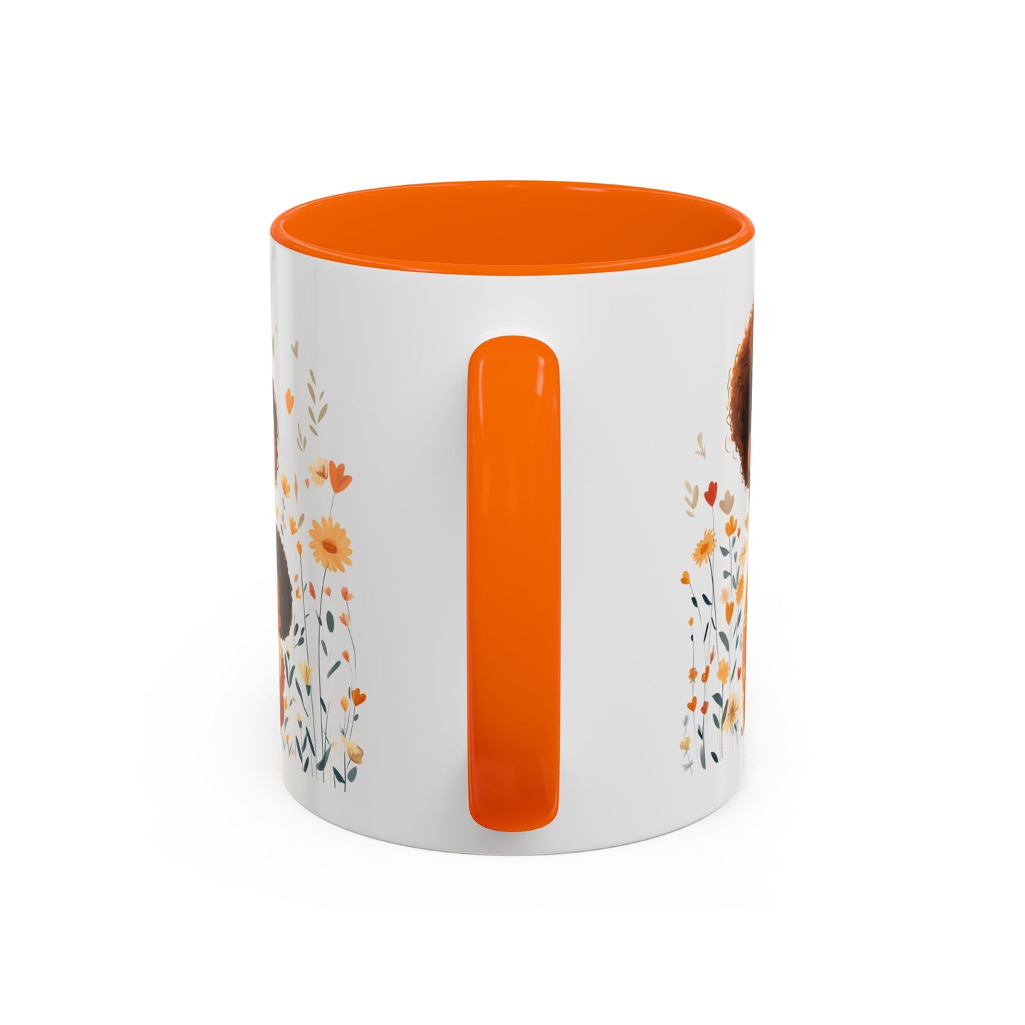 Warmth & Love Mug, Floral Mother & Child Coffee Cup, Gift for Mom, Cozy Drinkware, Baby Shower Mug, Family Bonding